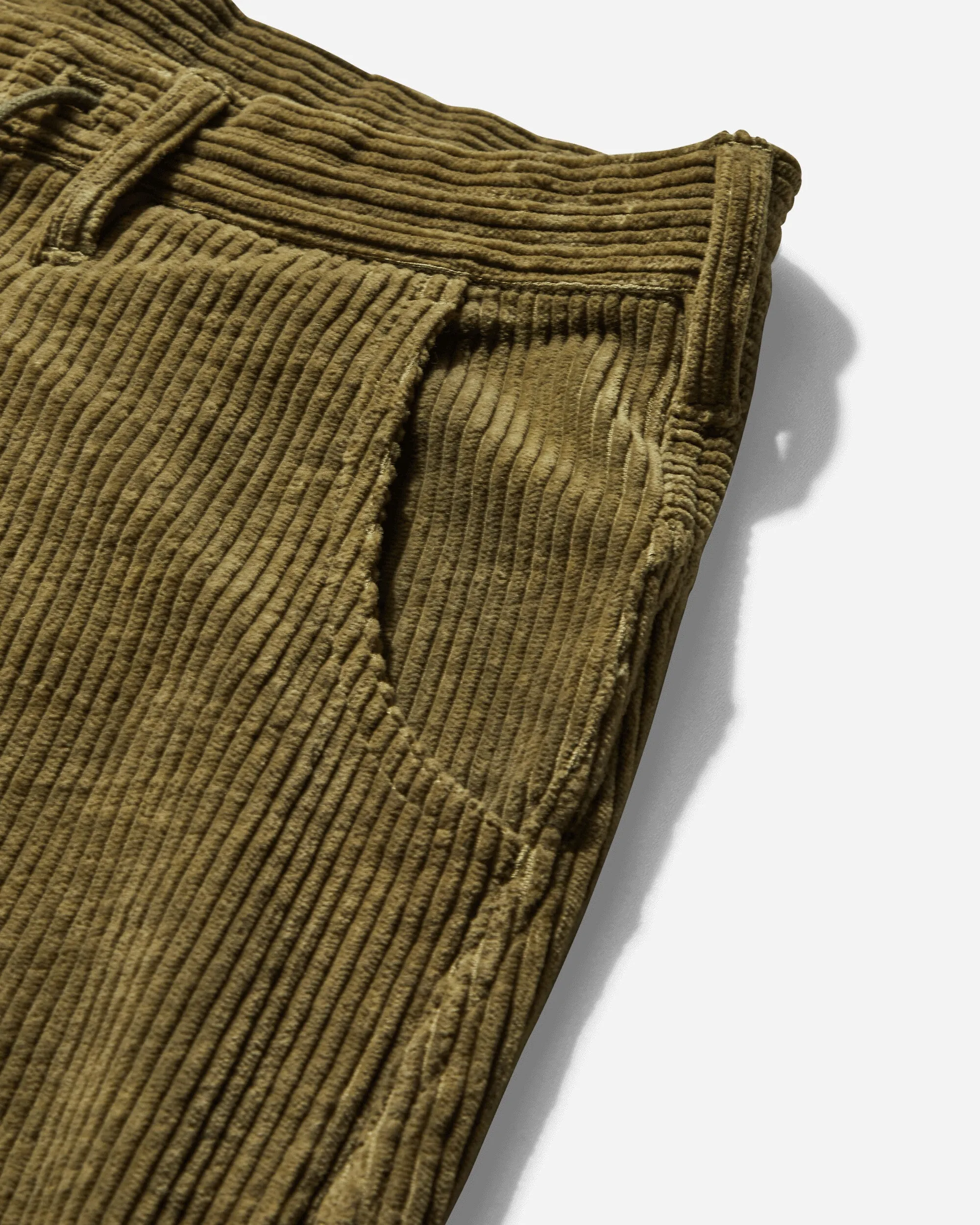 Men'S Lush Carpenter Pants Olive Moulded Shape Comfortable Elastic Environment