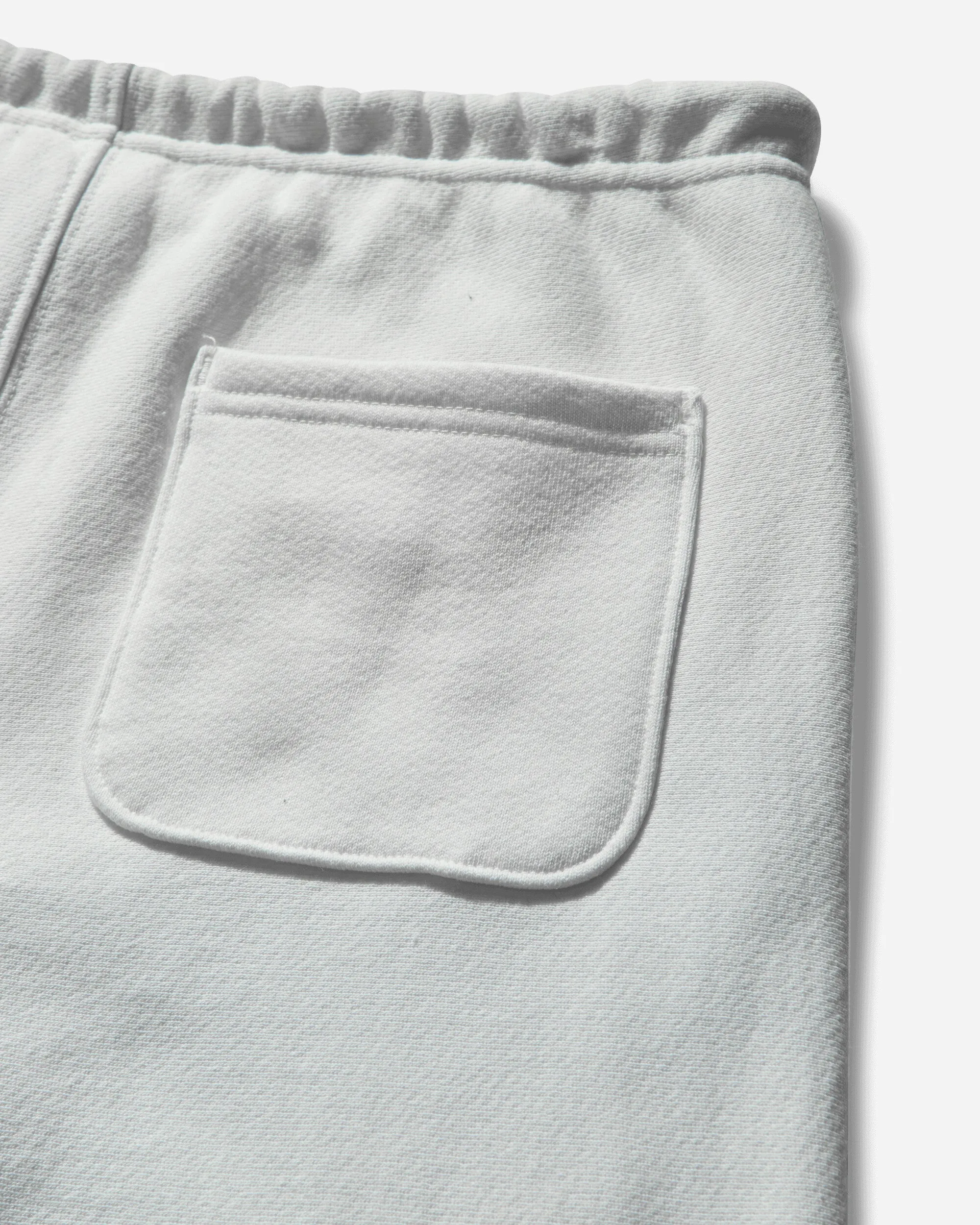 Men'S Made In Usa Reverse Weave Joggers White Welted Sleeve