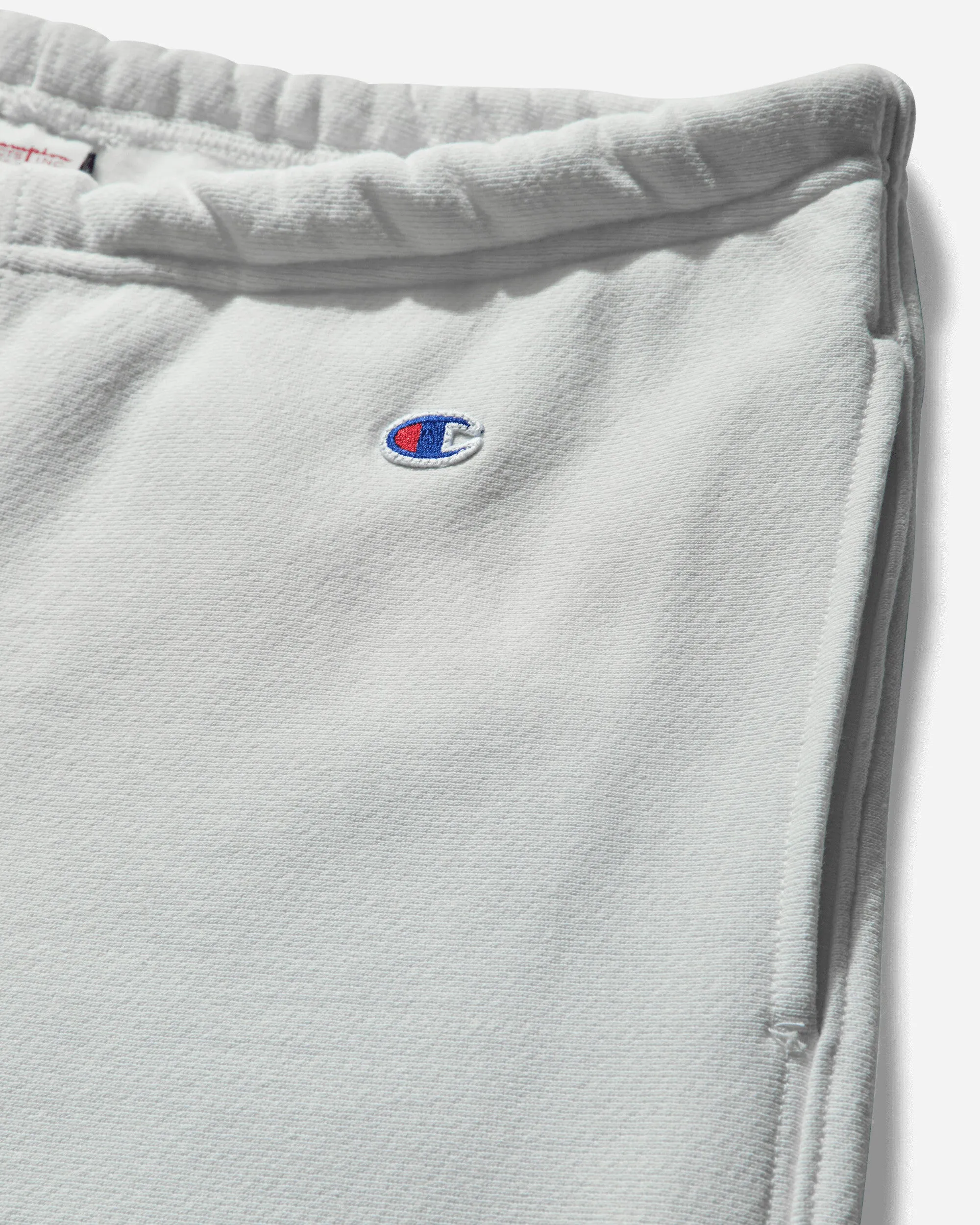 Pleated Back Look Men'S Made In Usa Reverse Weave Joggers White