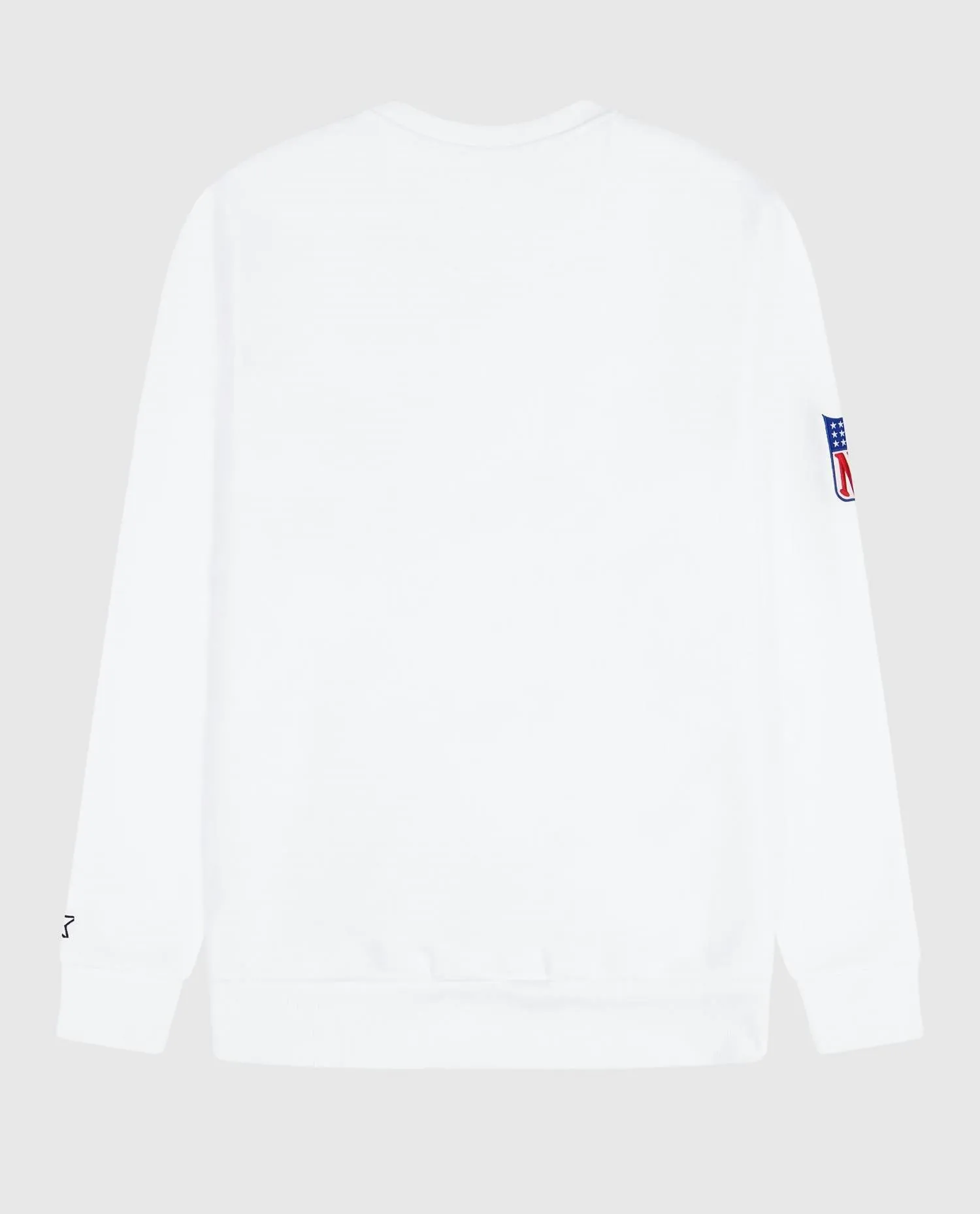 Sweat à capuche pour homme New York Giants avec poches à zip en blanc