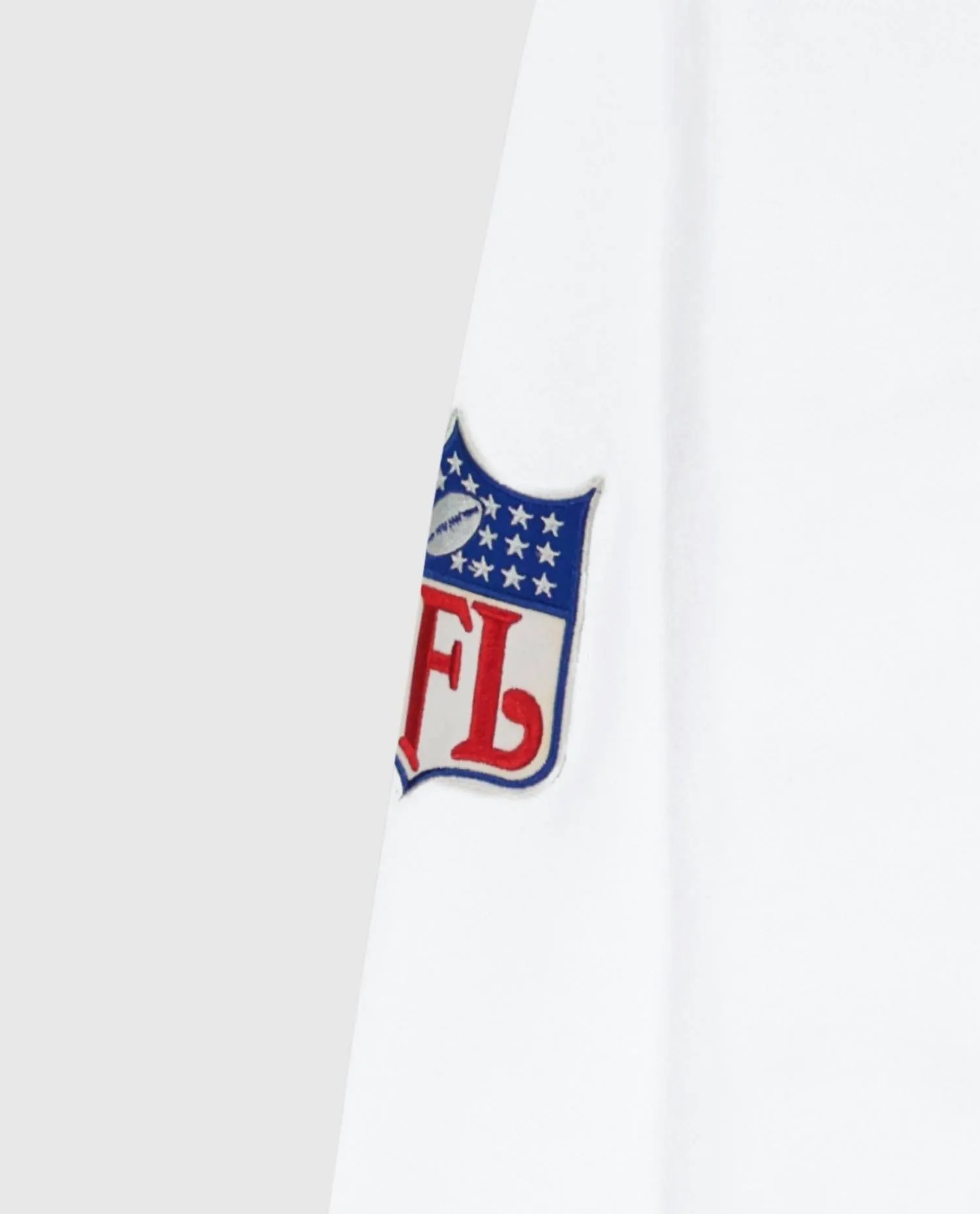 Sweat à capuche pour homme New York Giants avec poches à zip en blanc
