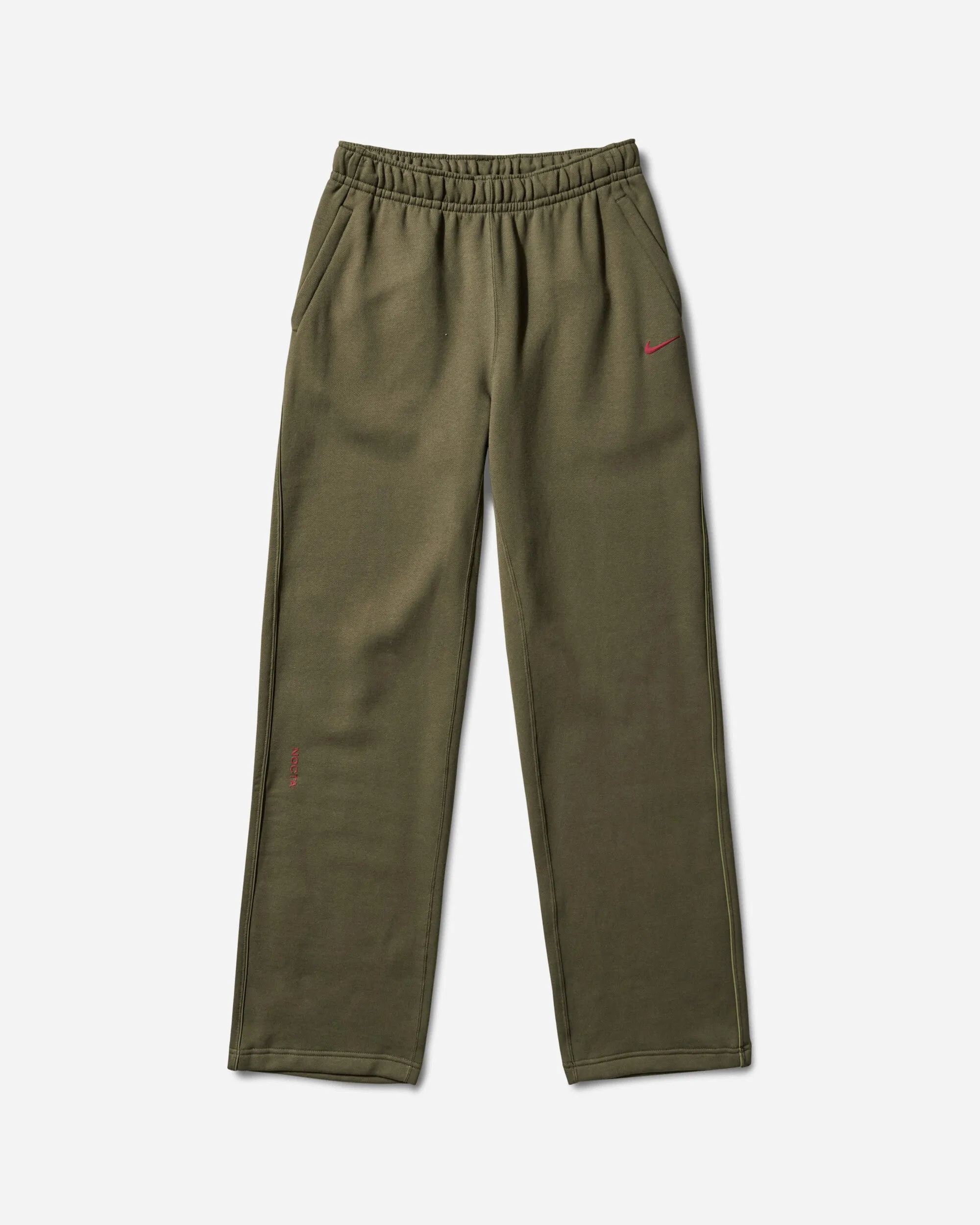Anti-Chafing Men'S Nocta Open Hem Fleece Pants Cargo Khaki