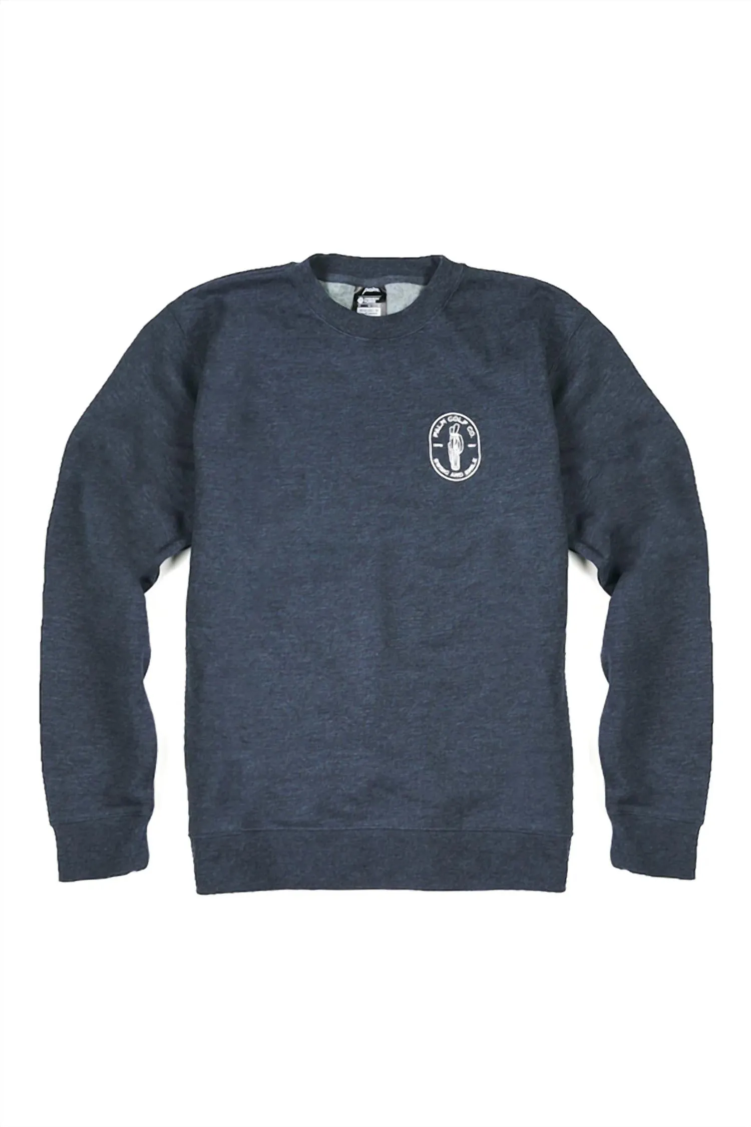 T-shirt à col rond pour homme en bleu marine