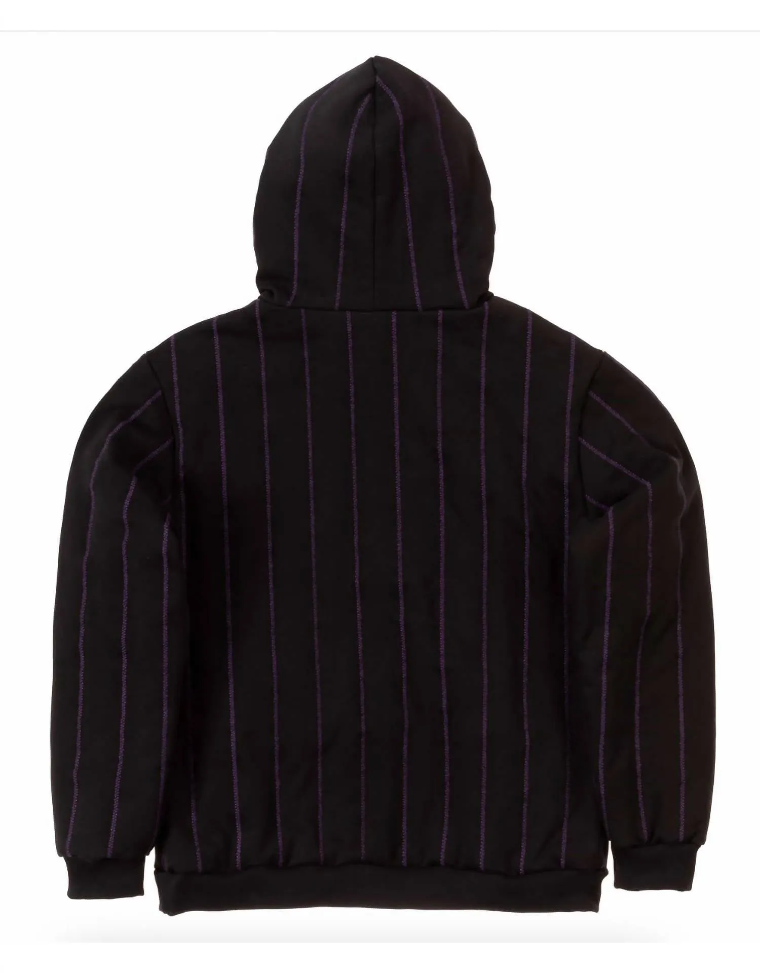 Veste à capuche matelassée pour homme en noir