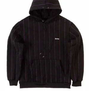 Veste à capuche matelassée pour homme en noir
