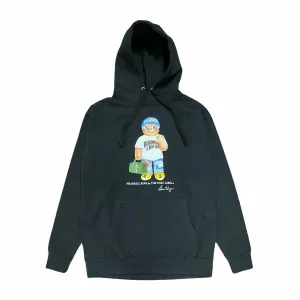 Pull à capuche Pharrell Bear pour homme en noir
