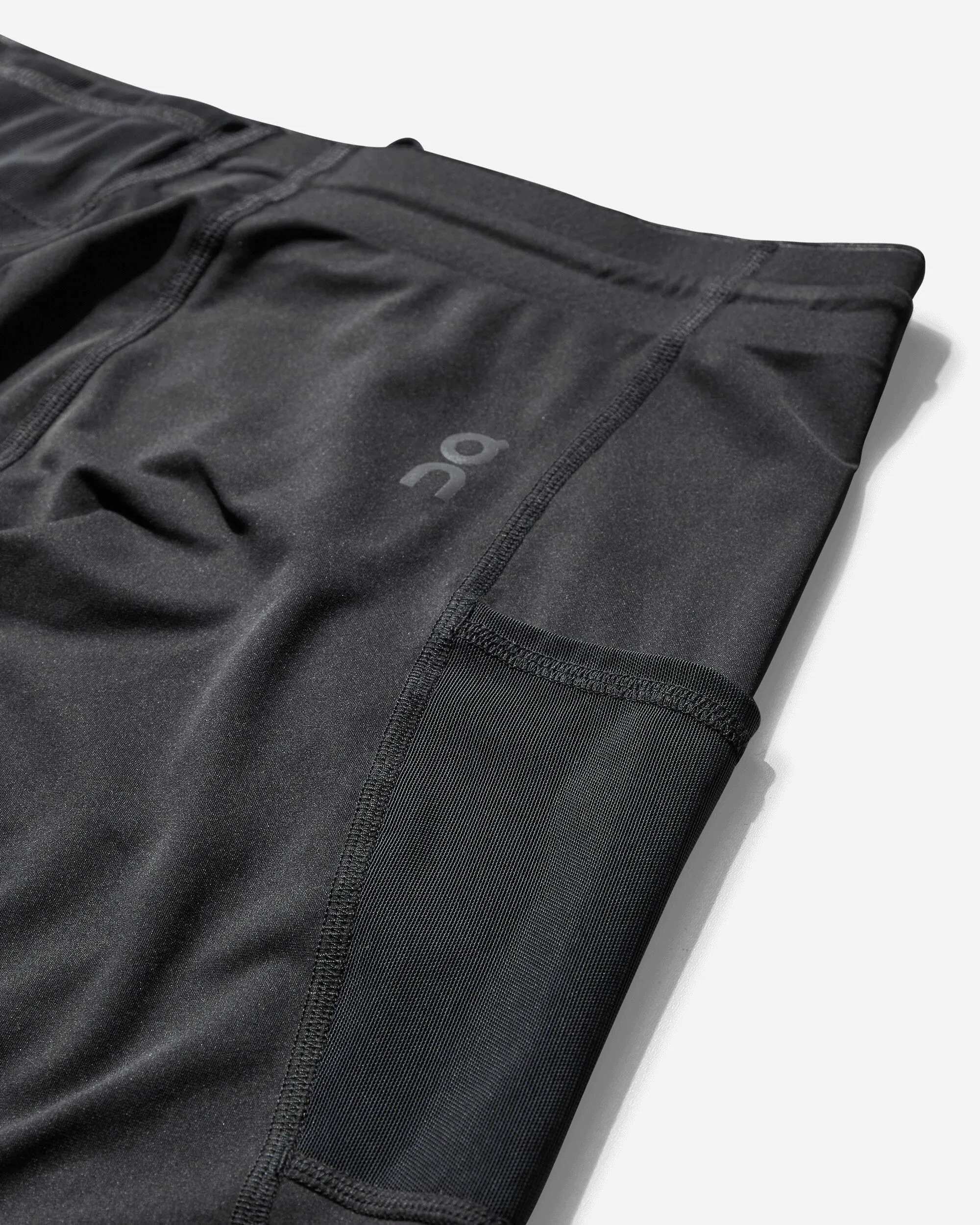 Men'S Post Archive Faction (Paf) Long Tights Black Offset Front Anti-Zipped Up