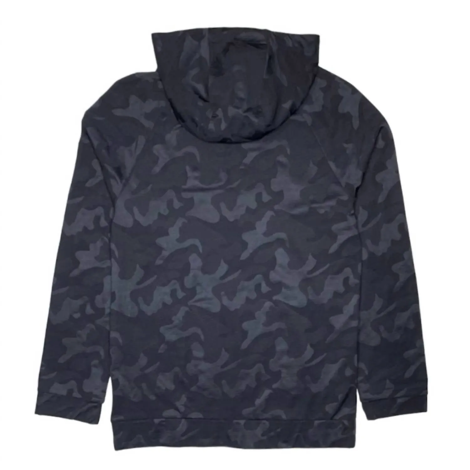 Pullover à capuche pour homme en camouflage noir