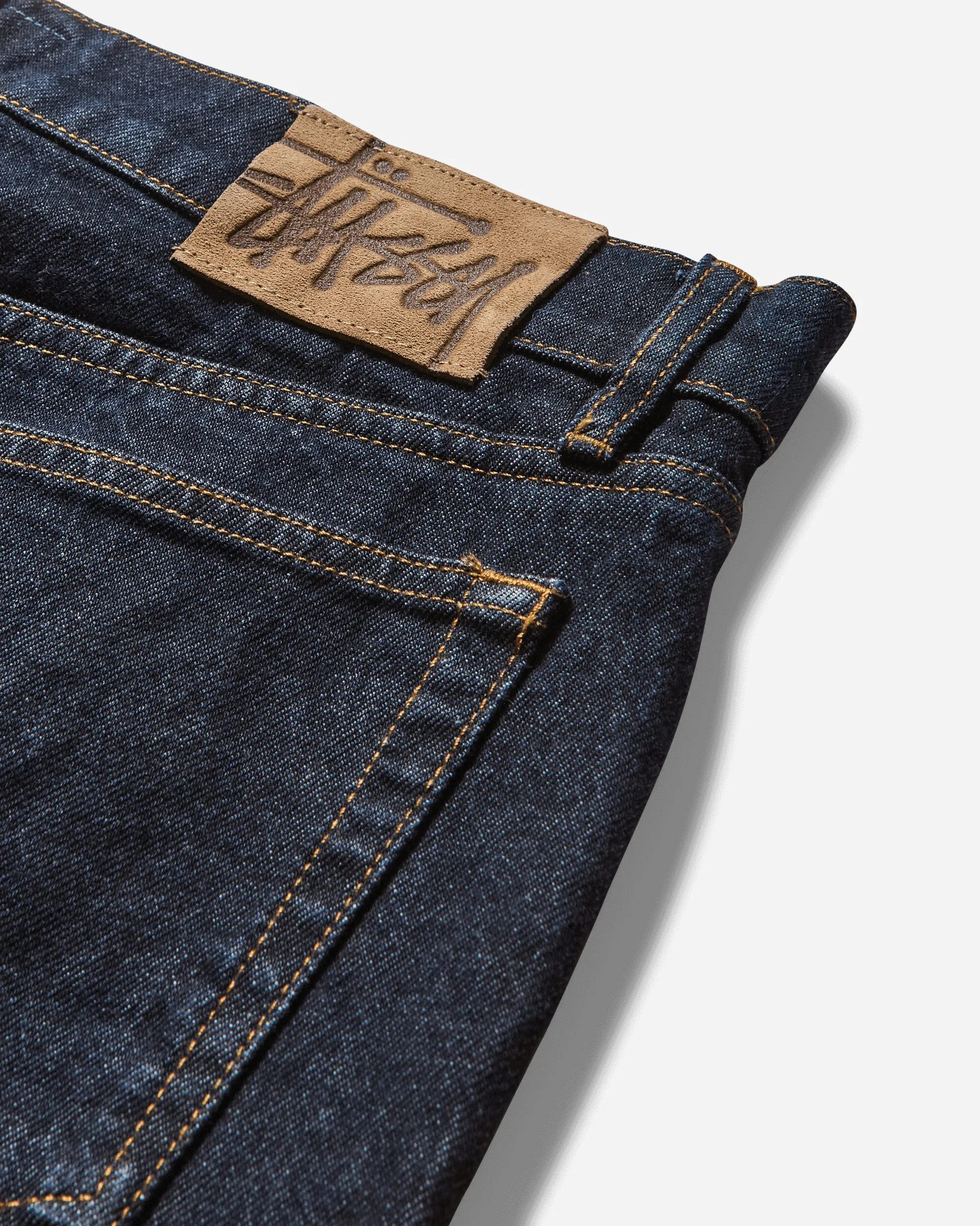 Men'S Relaxed Jeans Rinsed Indigo Orthopedic