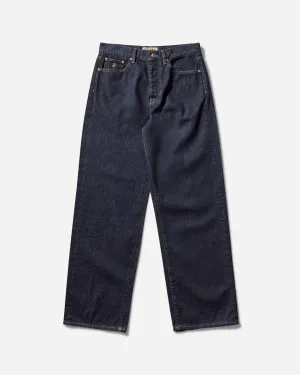 Comfortable Temple Width Men'S Relaxed Jeans Rinsed Indigo