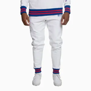 "Clasped Men'S Reverse Weave Yarn Dye Rib Trim Sweat Pant