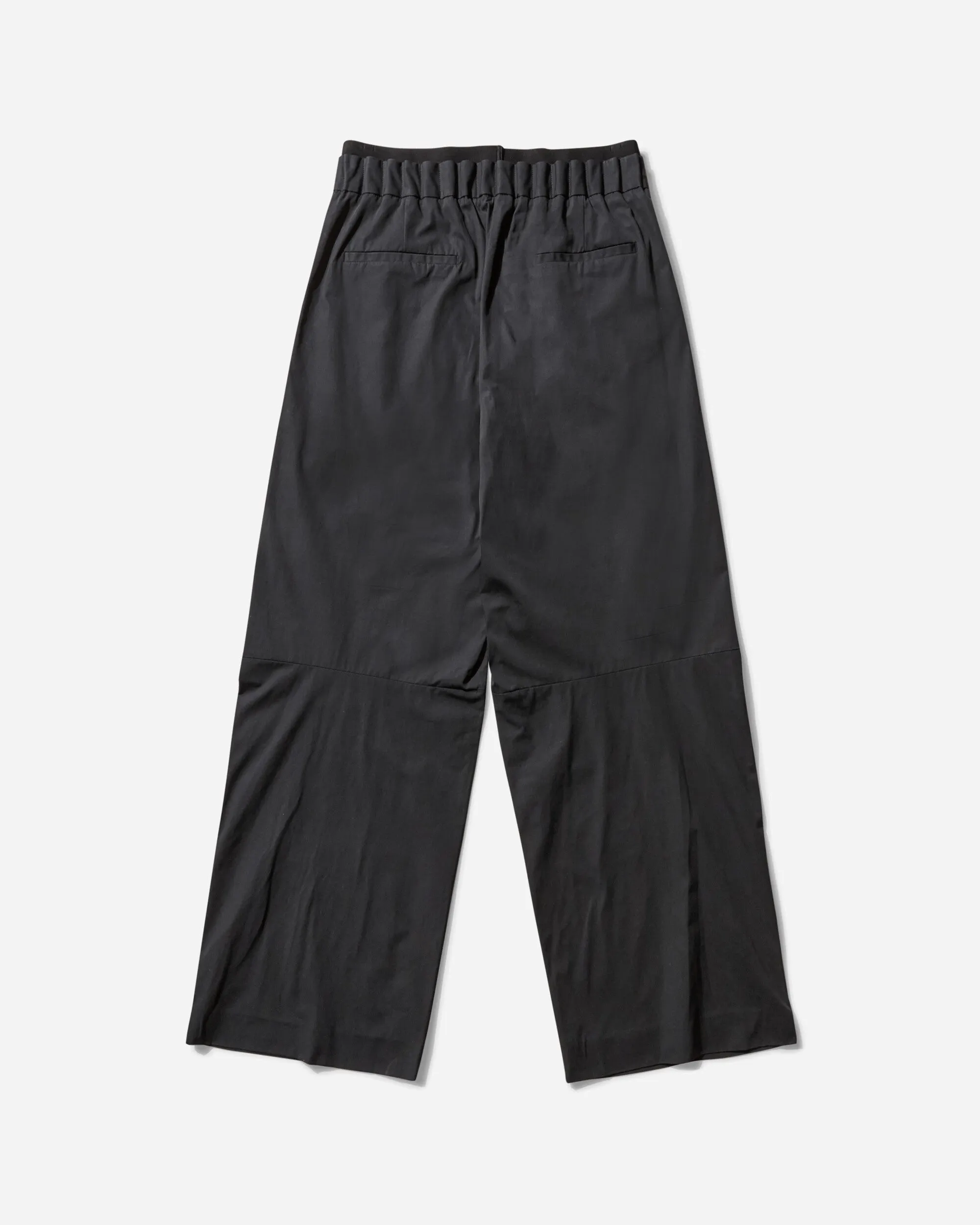 Hidden Pocket Advantage Regular Width at Front Men'S Rhea Cotton Trousers Black