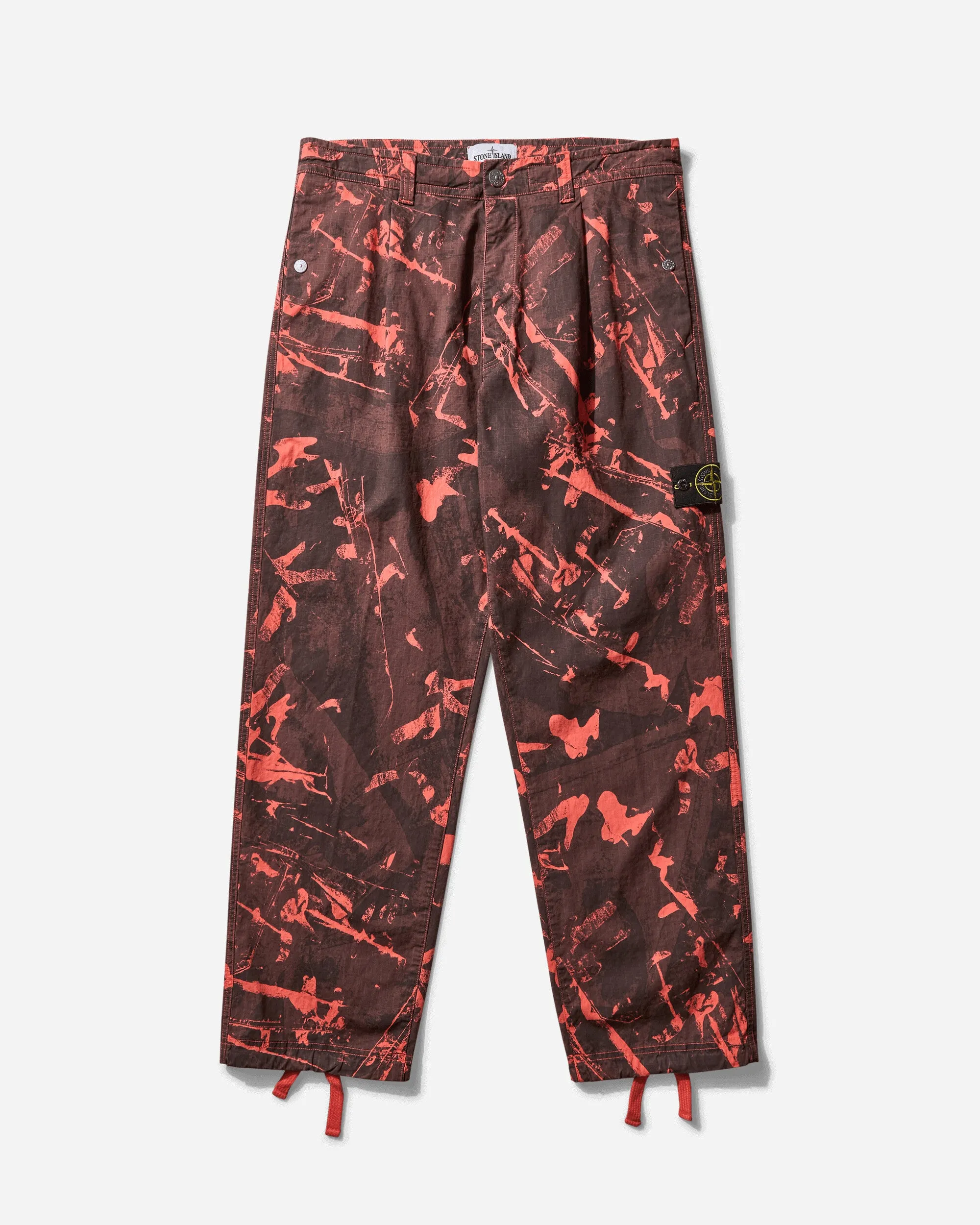 Men'S Scan Camo Print Pants Black Anti - Bird