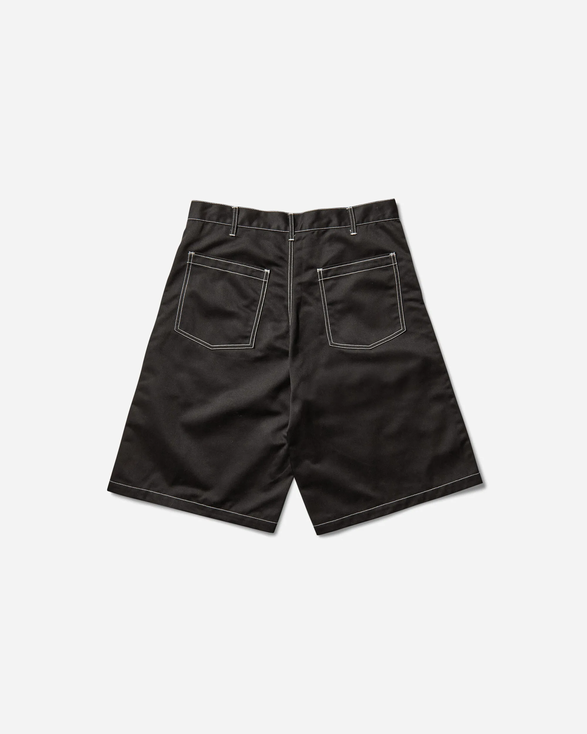 Eco-Friendly Fabric Antiviral Men'S See No Evil Patch Baker Shorts Black