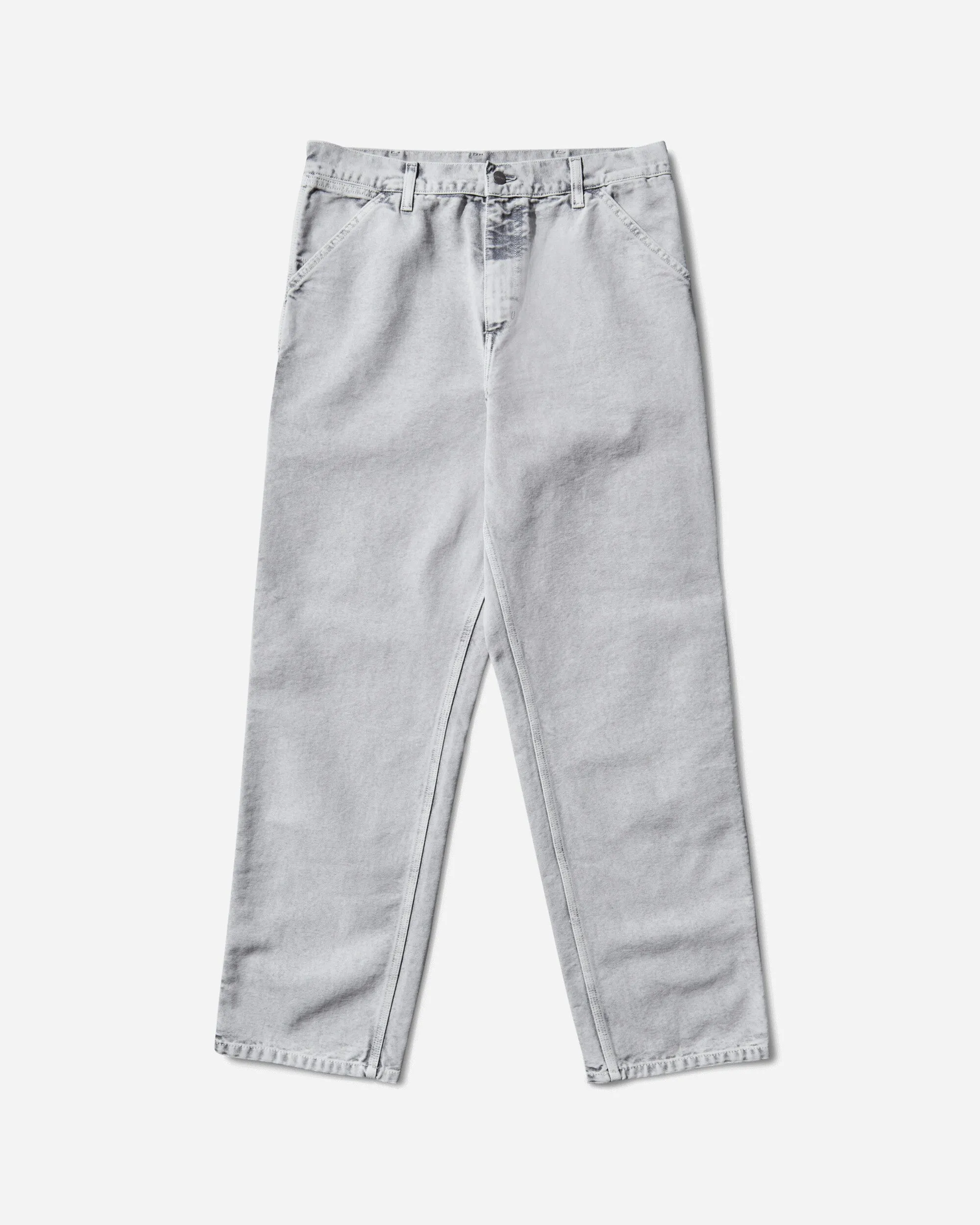 Soft - Knit Self Breathing Men'S Single Knee Pants Black (Chalk Wash)