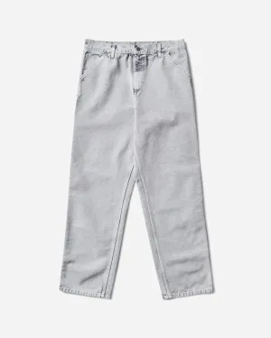 Soft - Knit Self Breathing Men'S Single Knee Pants Black (Chalk Wash)