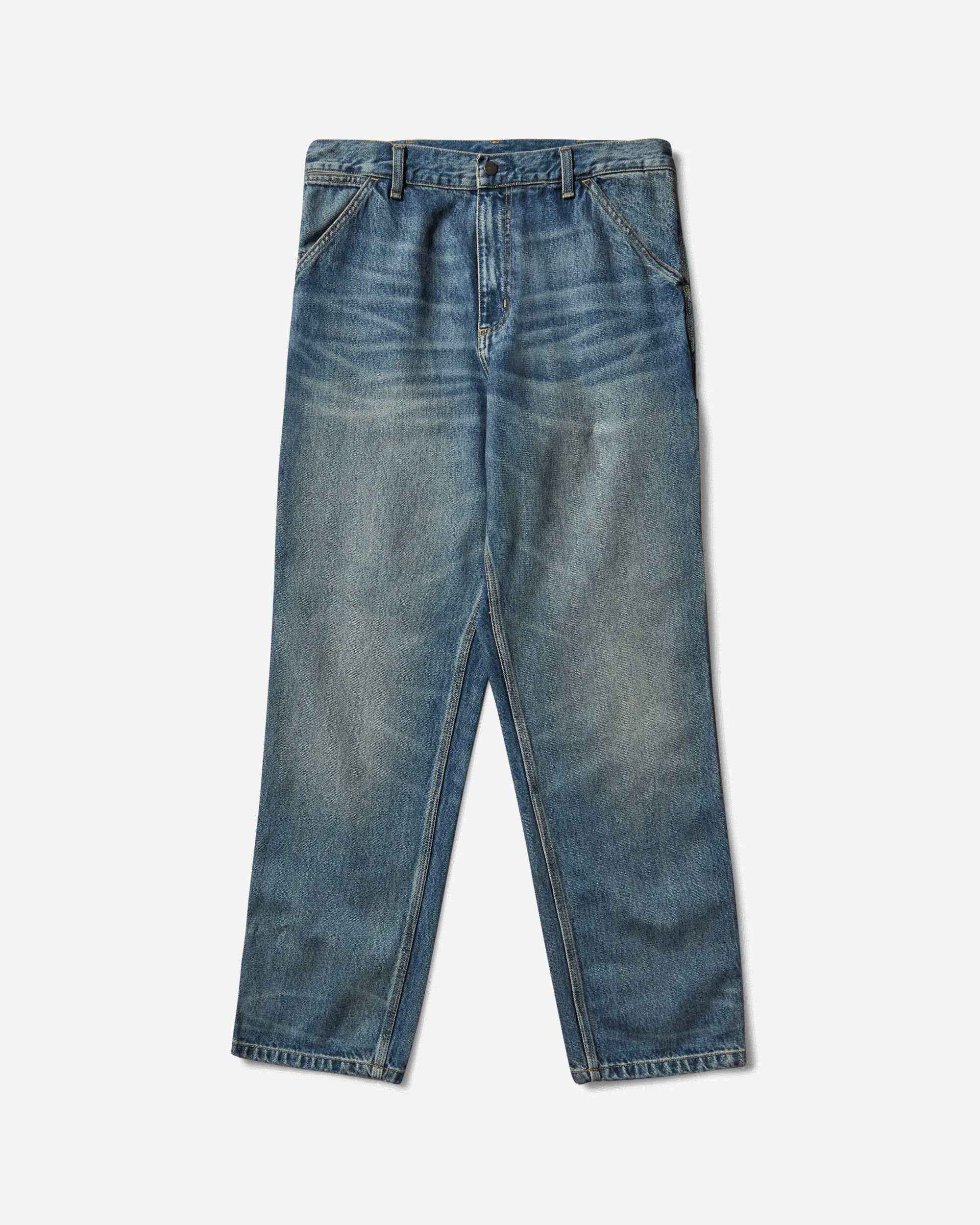 Manganese Oxide EasyCare Men'S Single Knee Pants Blue (Worn Used Wash)