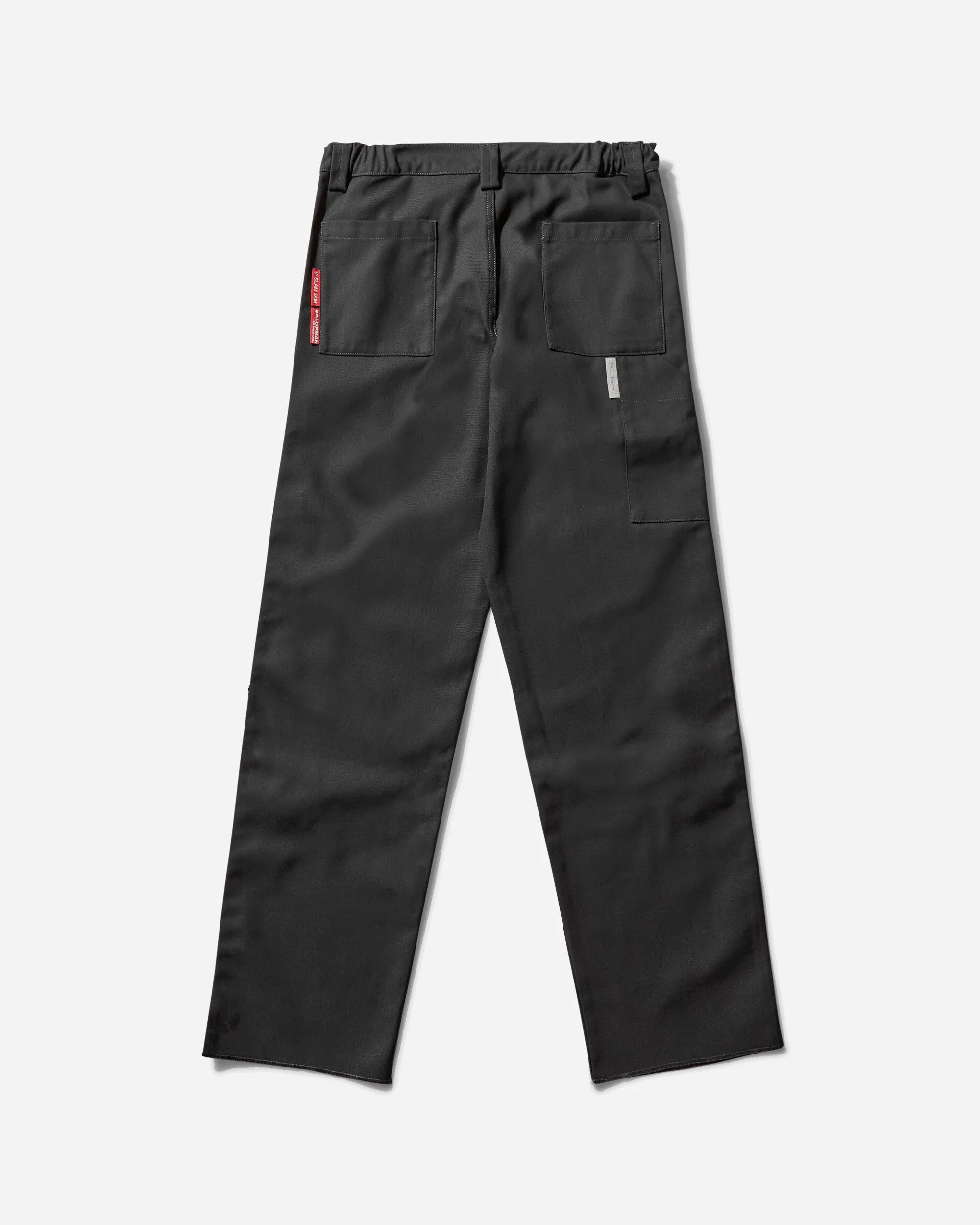 Loose Ankle Men'S Slam Jam Chaos Is Order 10000 Replicated Pants Charcoal