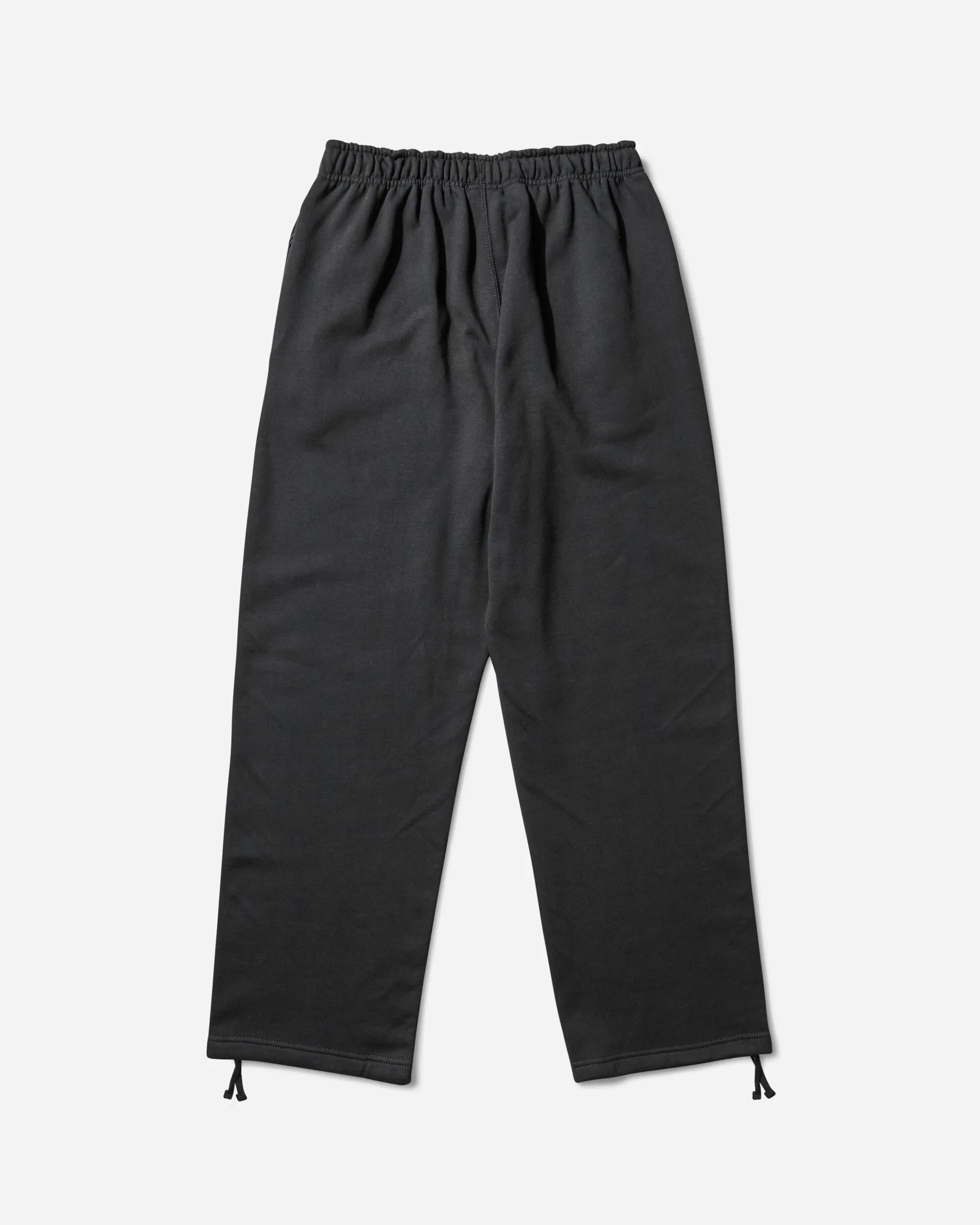 Men'S Solo Swoosh Open Hem Fleece Sweatpants Black Comfortable Twist