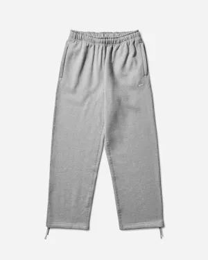 Uniform Men'S Solo Swoosh Open Hem Fleece Sweatpants Dark Grey Heather