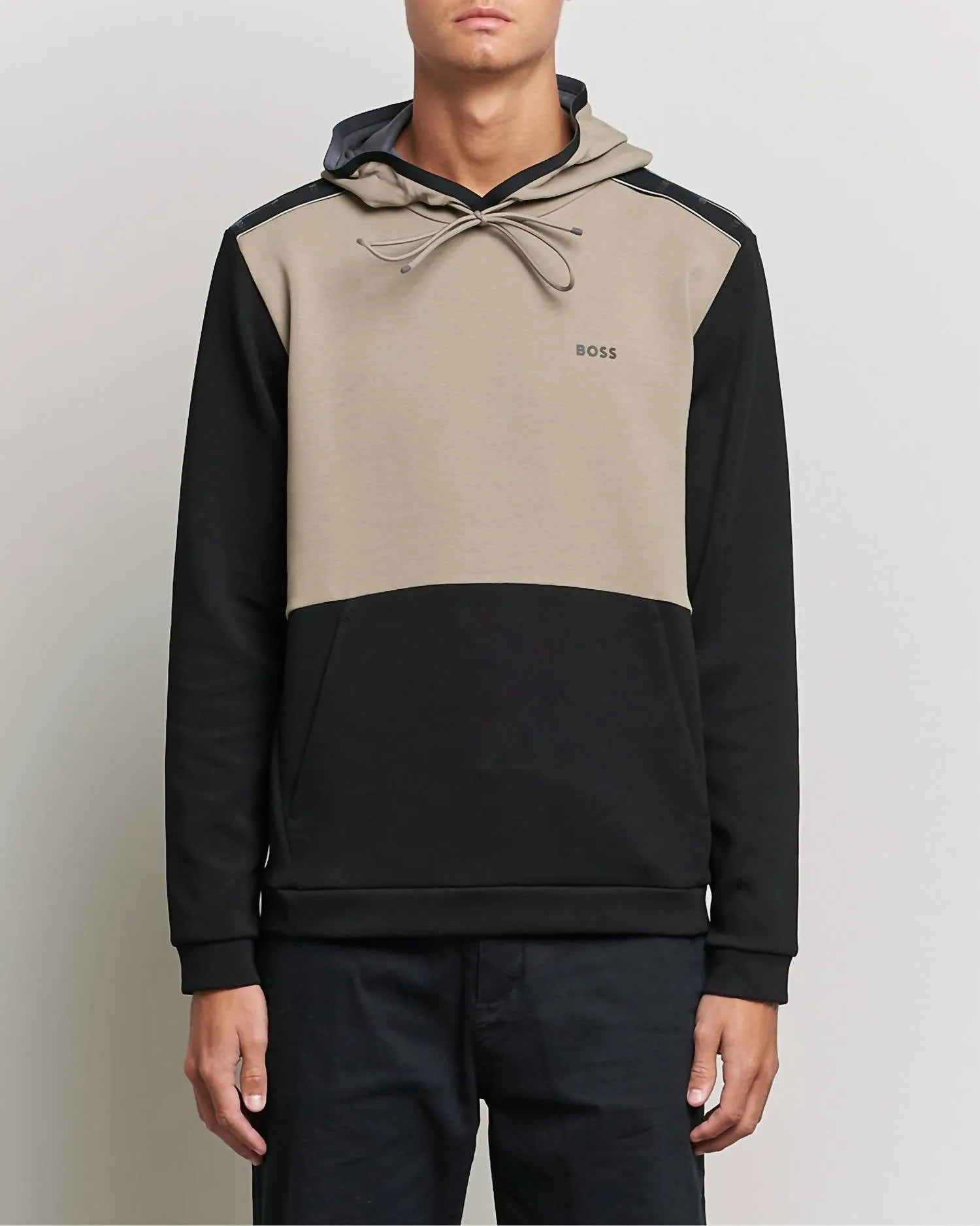 Pull à capuche pour homme Soody 1 en mélange de coton noir