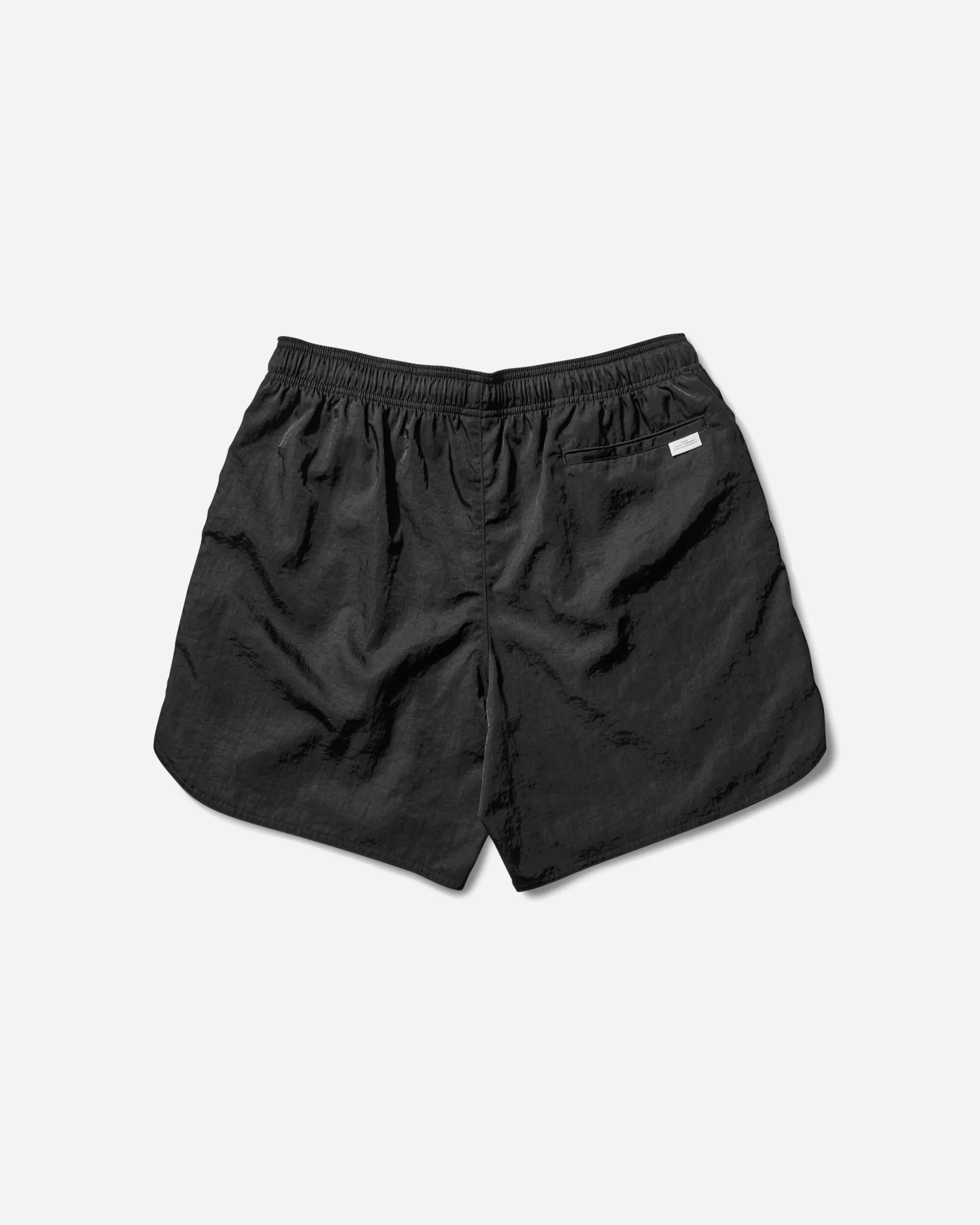 Men'S Spss2501 Shorts Black Soft Wrist Bootcut Leg