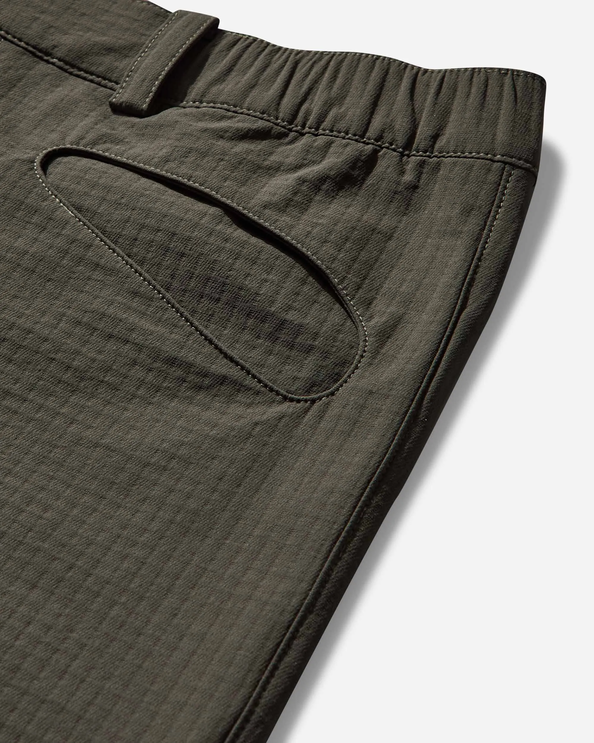 Men'S Tambo Shaped Softshell Pants Dark Olive Wide Sleeves