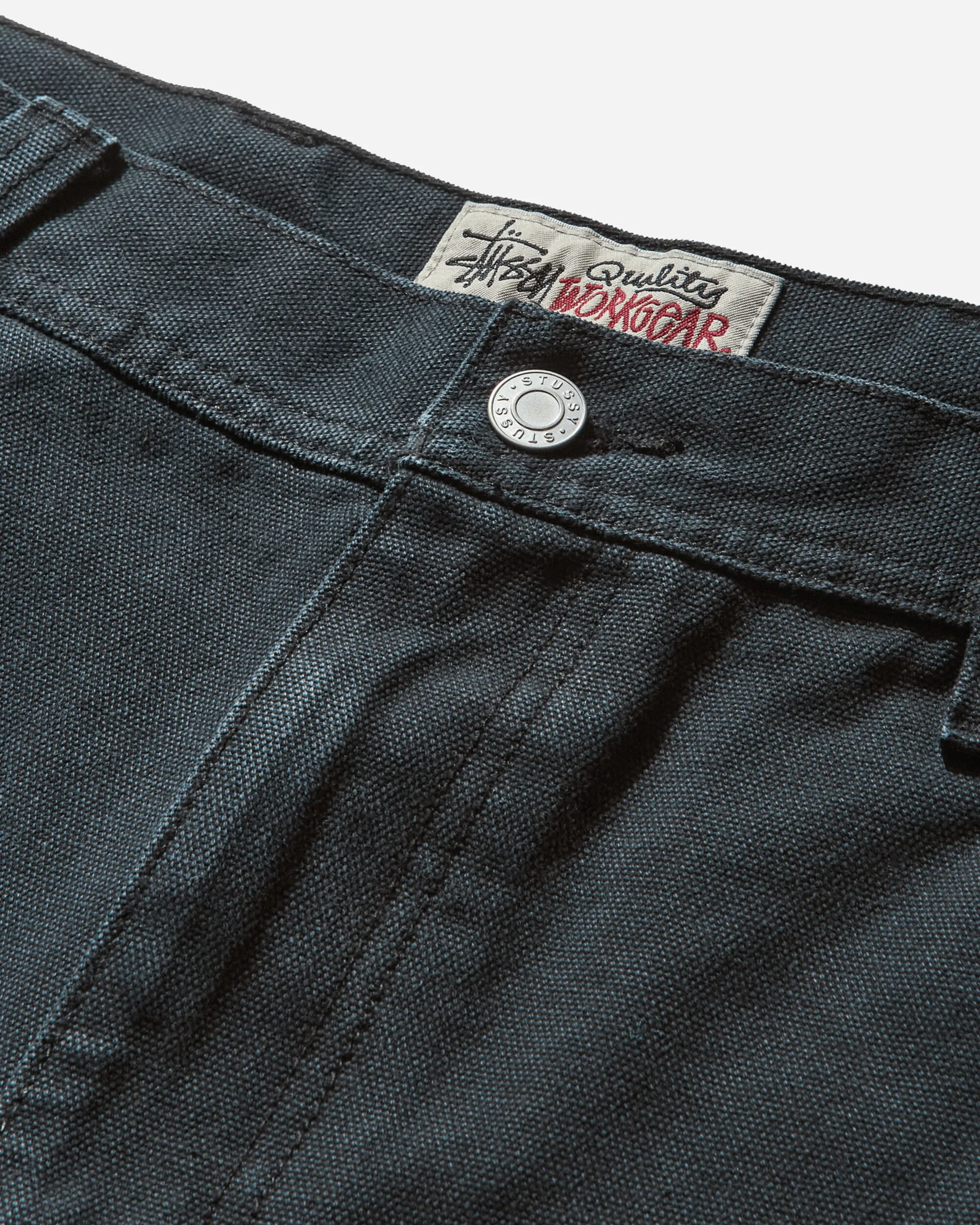 Ship Men'S Washed Canvas Work Short Black
