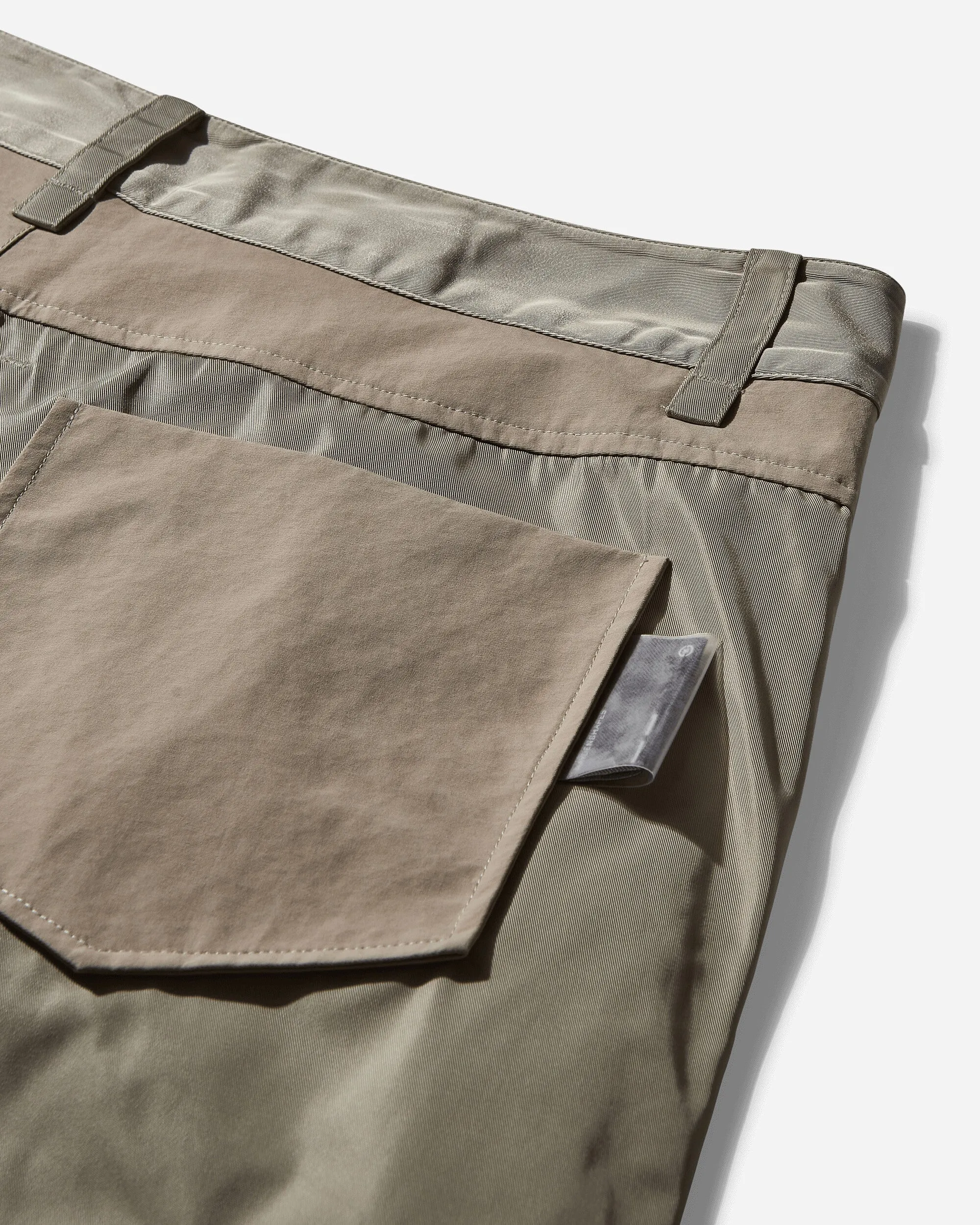 Men'S Wave Seam Nylon Pants Moon Rock Neoprene Finish