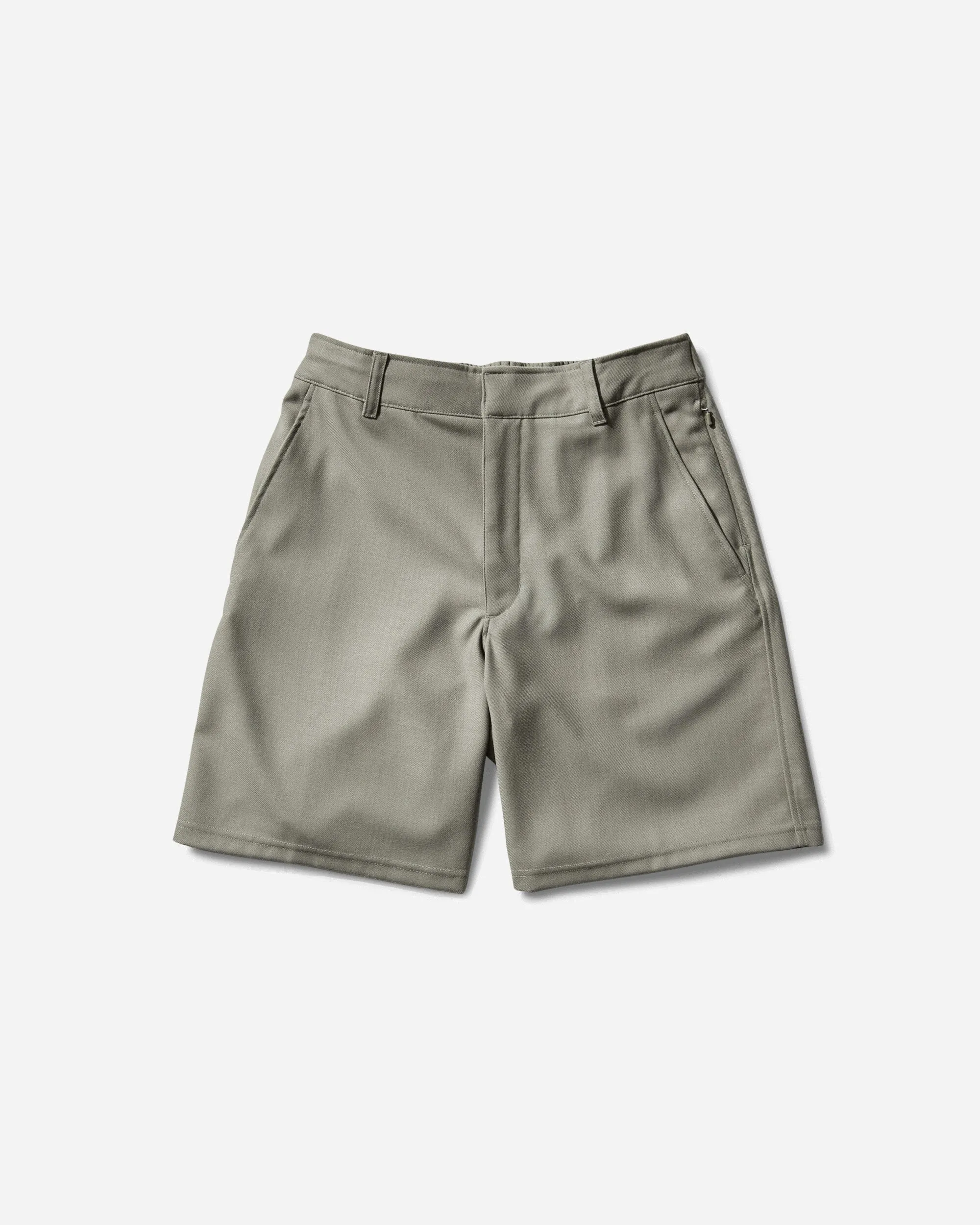 Comfortable Effect Men'S Wool Classic Woven Shorts Light Army