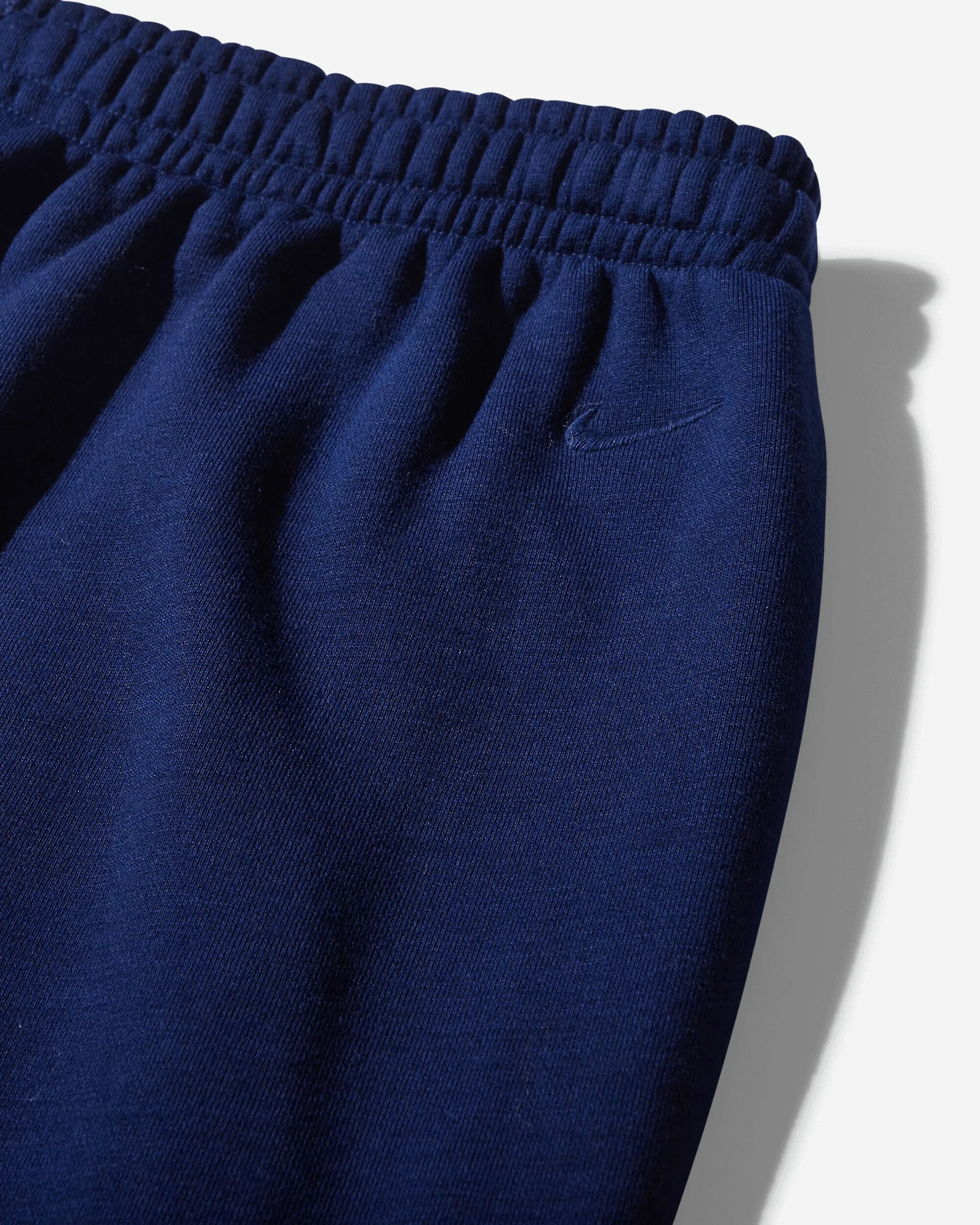 Men'S Wool Classics Open Hem Fleece Pants Blue Void Straps With Embroideries