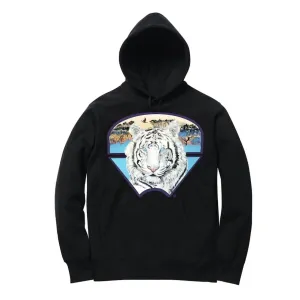 Pull à capuche pour hommes World Peace en noir