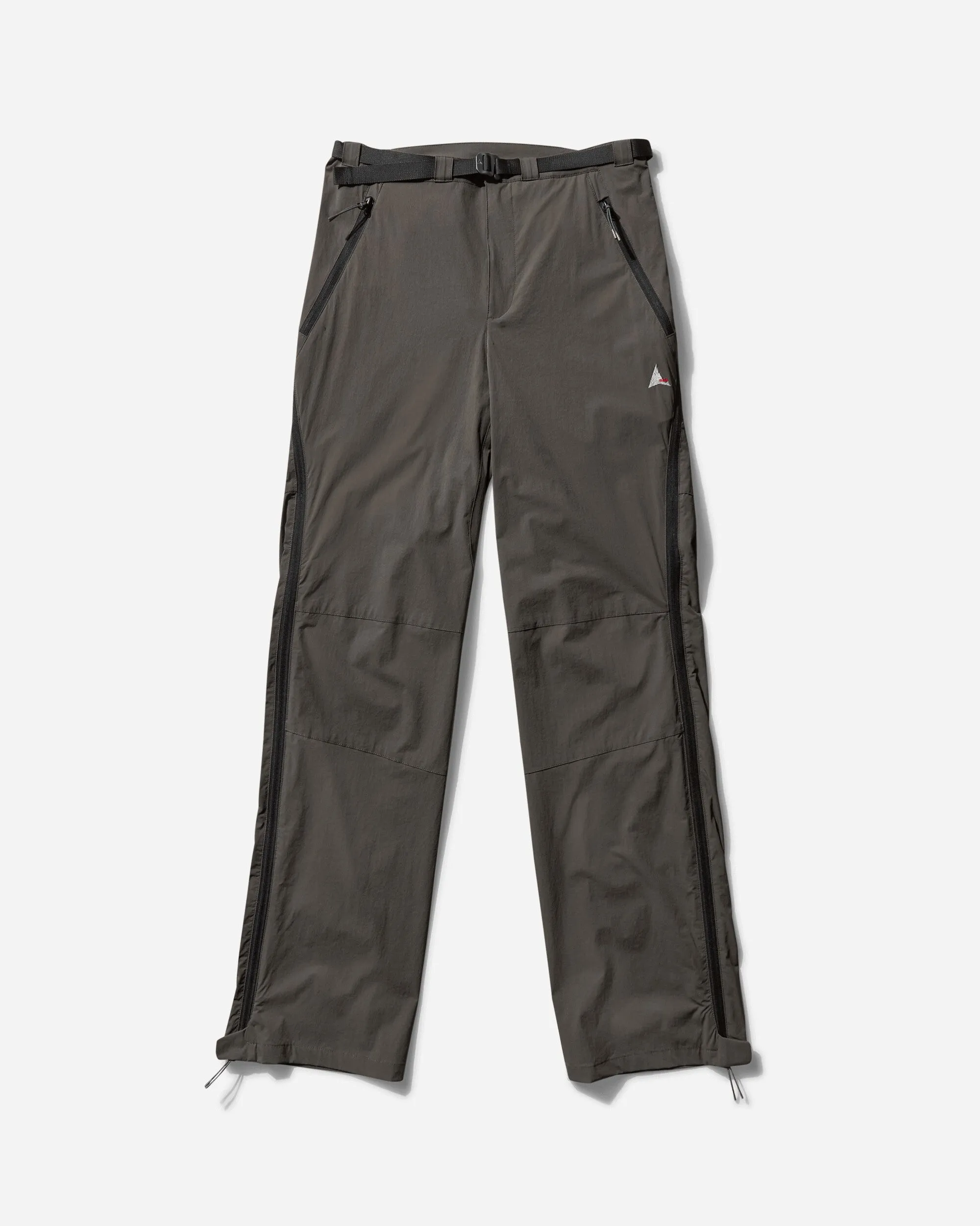 Men'S Y Zip Trousers Dark Grey Coaching Soft Hand Length