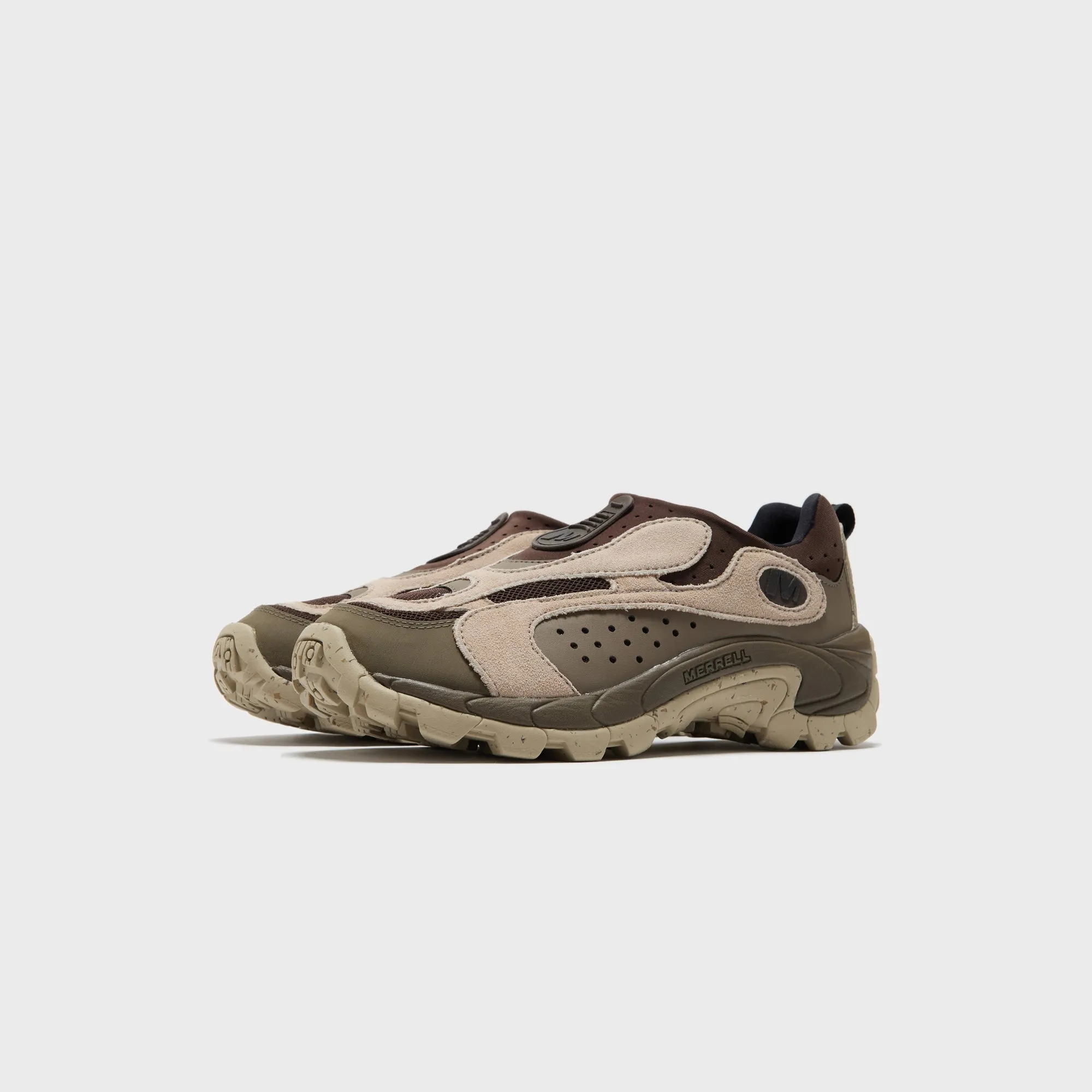 Merrell Moc Speed Streak Evo  - Silt / Coffee Slip-On Appearance Breathable Sockliner