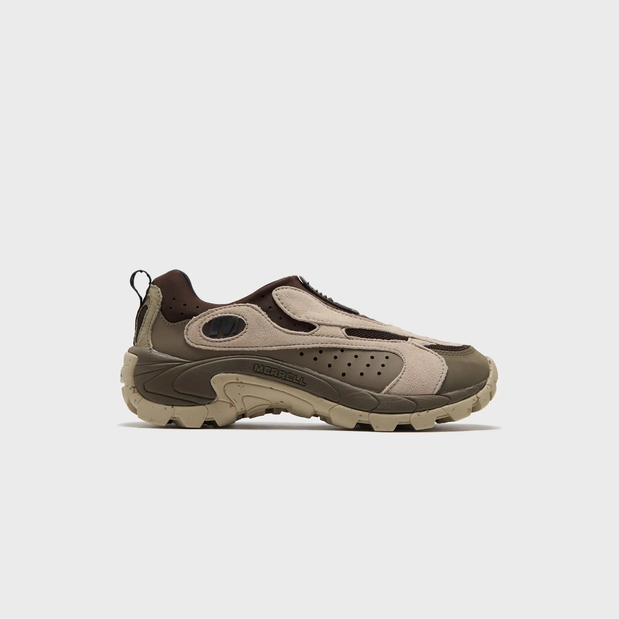 Snap Button Closure Merrell Moc Speed Streak Evo  - Silt / Coffee