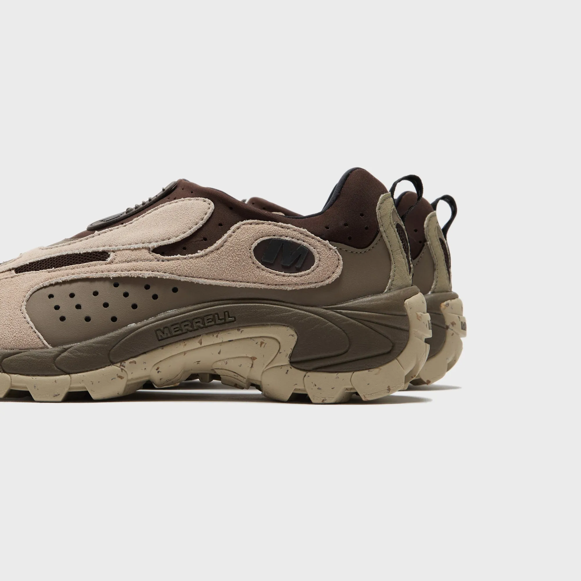 Step Out Boldly Easter Sale Merrell Moc Speed Streak Evo  - Silt / Coffee