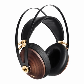 Meze Audio 99 Classic Over-Ear Headphone (Walnut/Gold) hi-fi unbalanced input,hi-fi signal purity,hi-fi acoustic panel