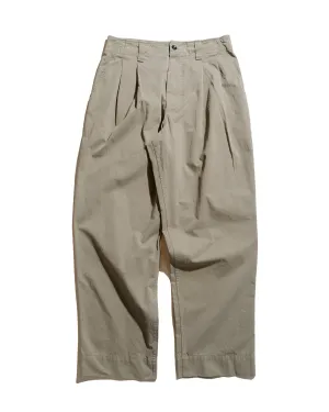 Variation Stretch Elasticity Mhl Stitch Pleat Trouser Tough Cotton Twill Eucalyptus