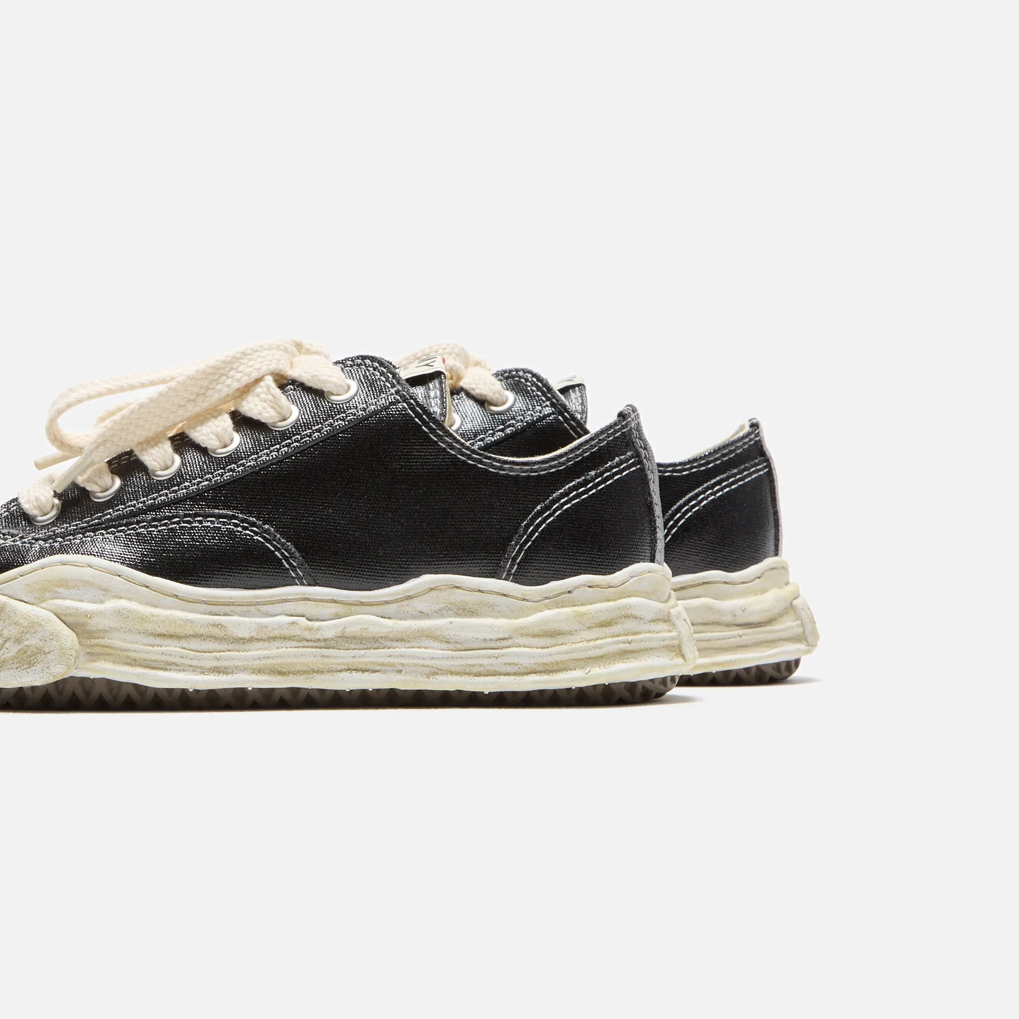 Mihara Yasuhiro Hank Original Sole Low Top - Silicone Coating / Black Black Friday Sale