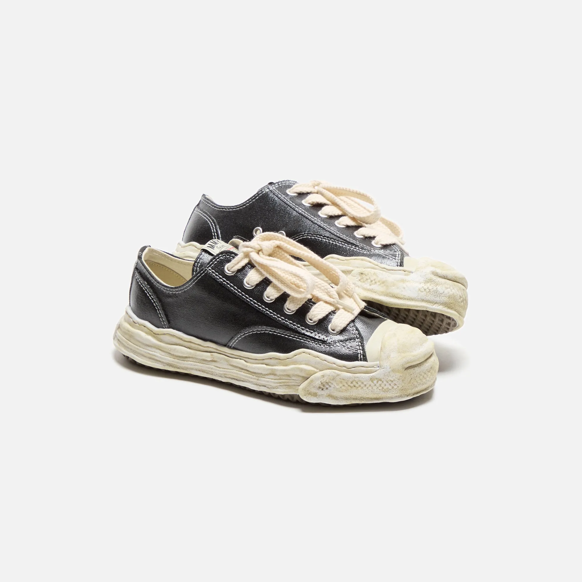 Make a Statement Own the Streets Mihara Yasuhiro Hank Original Sole Low Top - Silicone Coating / Black