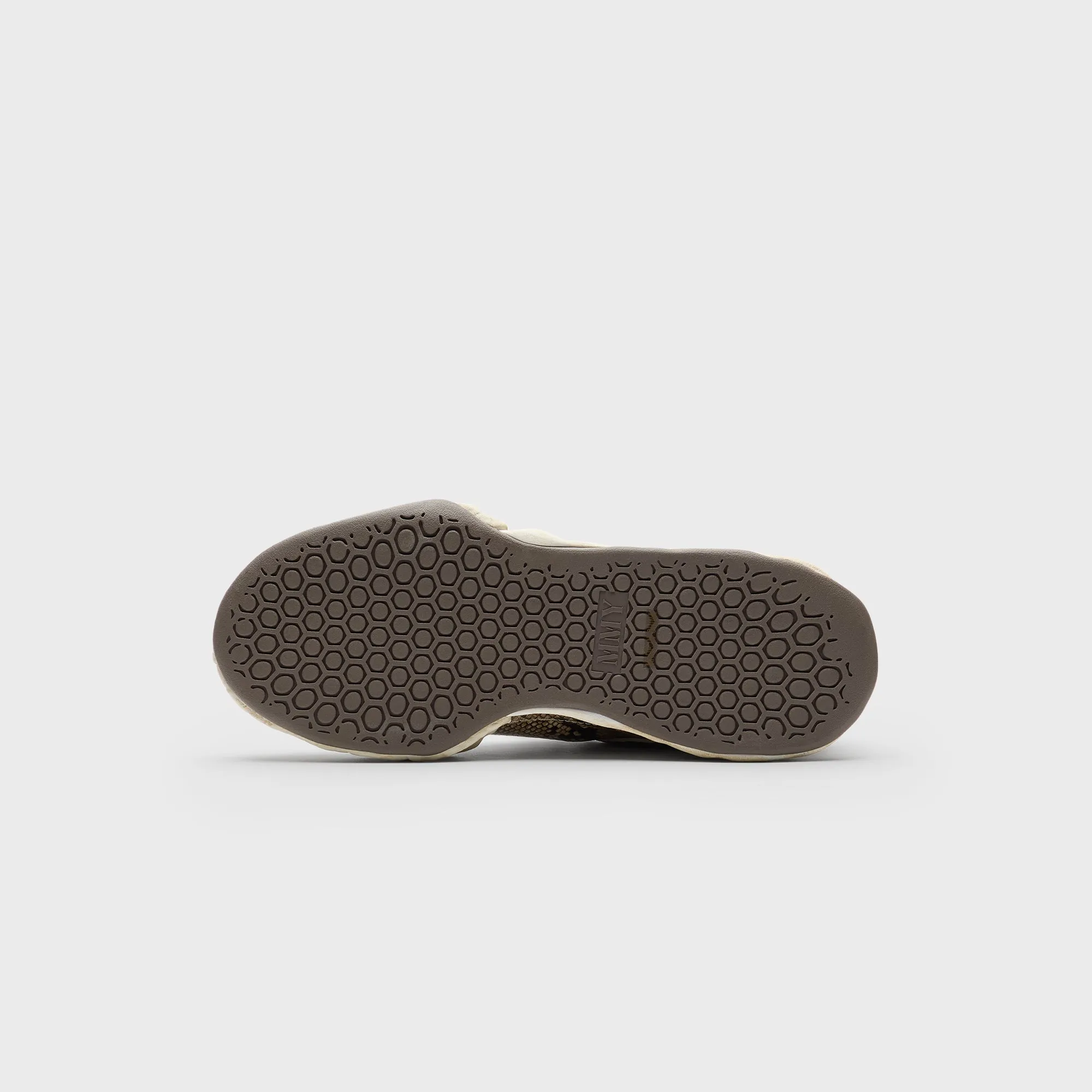 Flash Sale Holiday Sale Mihara Yasuhiro Herbie Original Sole Printed Python Leather Low Top Sneaker - Natural