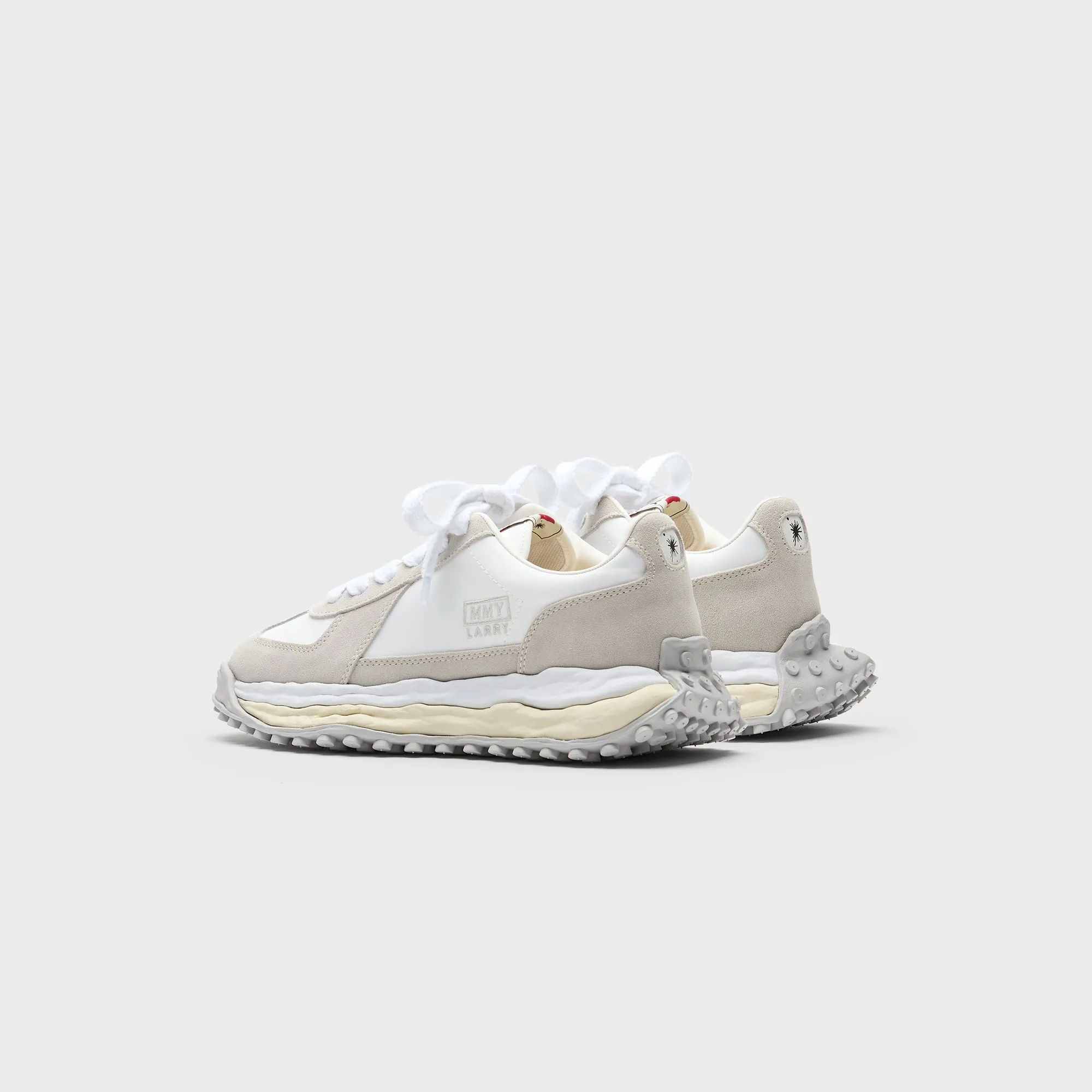 Mihara Yasuhiro Larry Original Sole Leather Low Top Sneaker - White Ankle Boot Heels Look Innovative Footwear