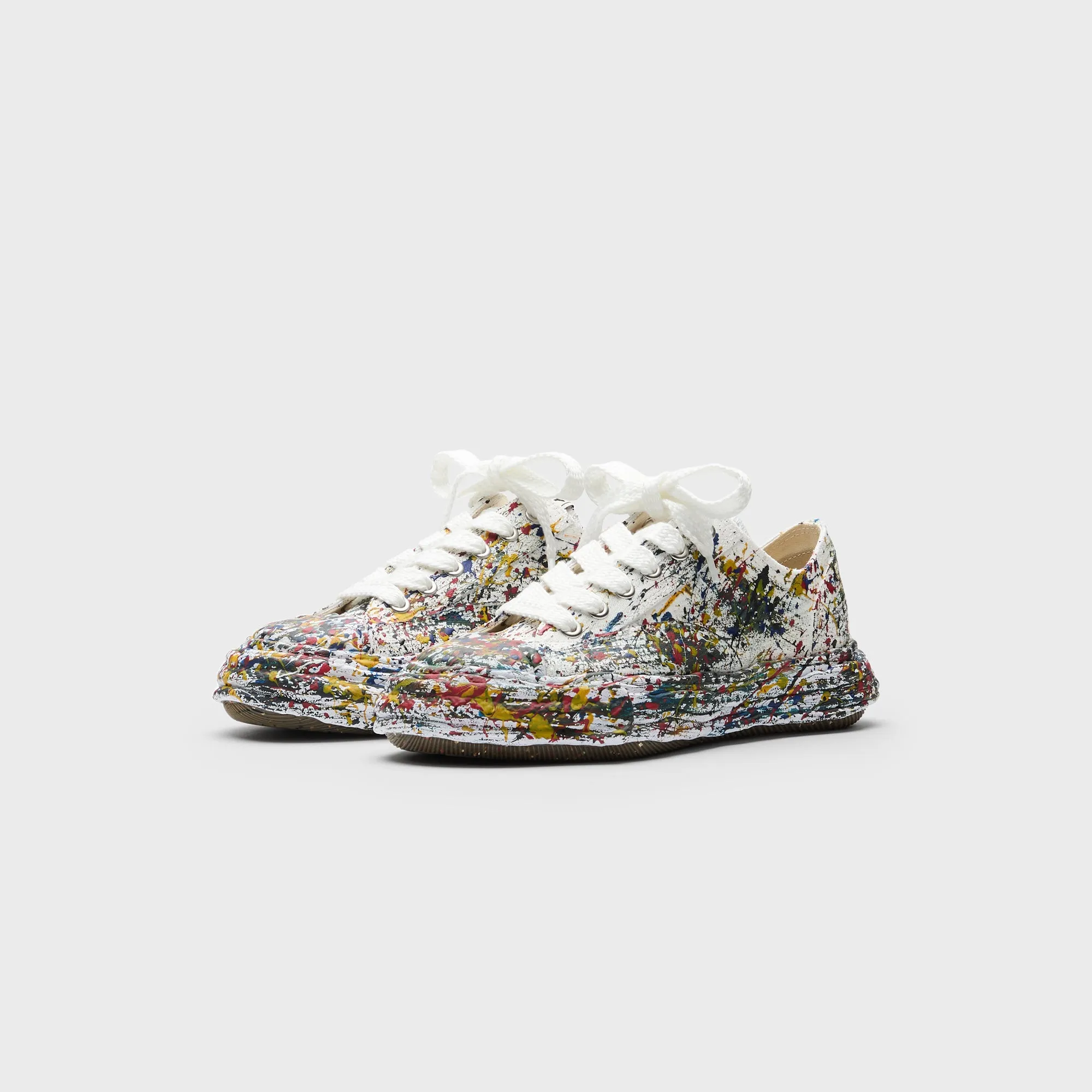 Mihara Yasuhiro Peterson 23 Original Sole Sputtering Canvas Low Top Sneaker - White Autumn Sale