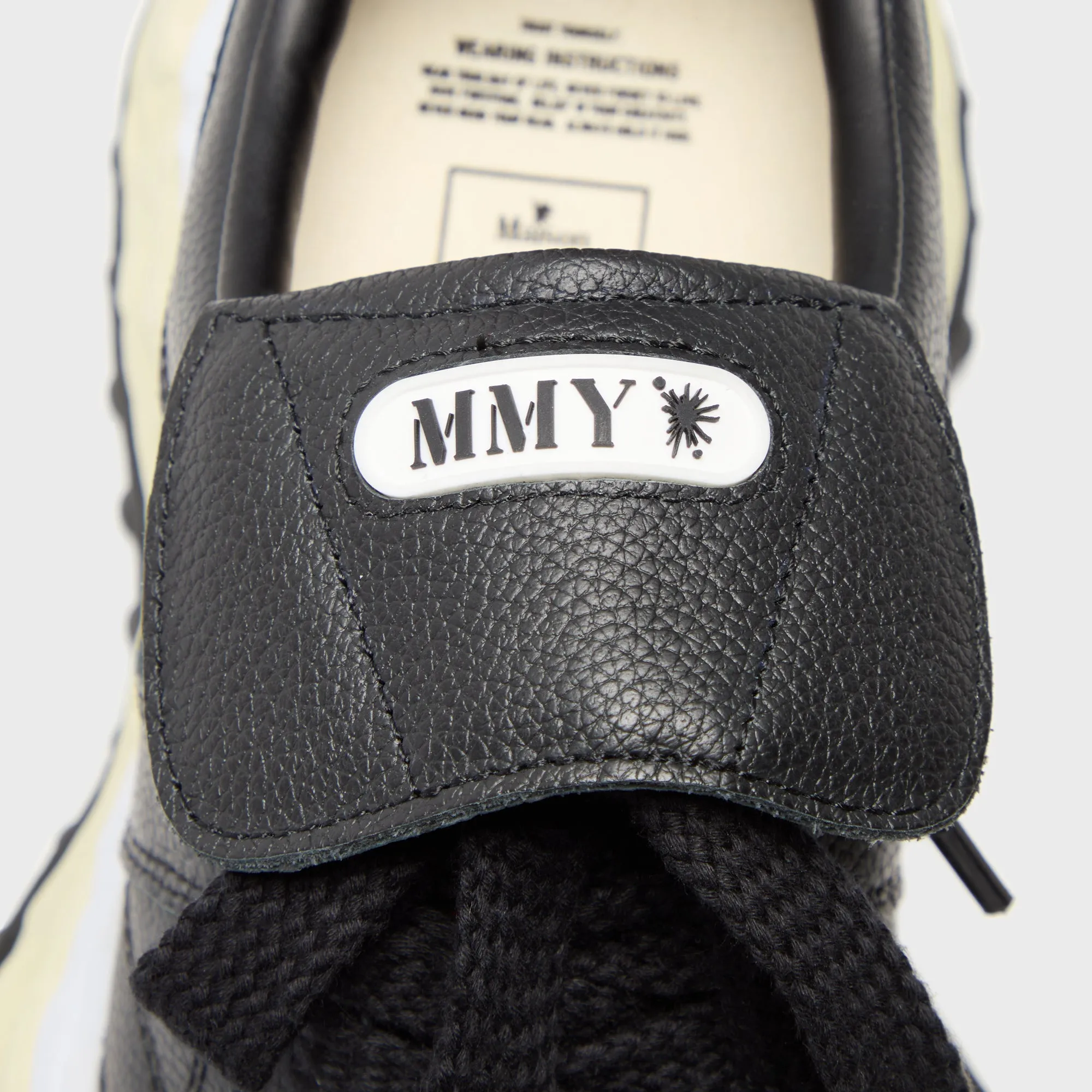 Mihara Yasuhiro Scott Original Sole Leather Low-Top Sneaker - Black Comfortable Density