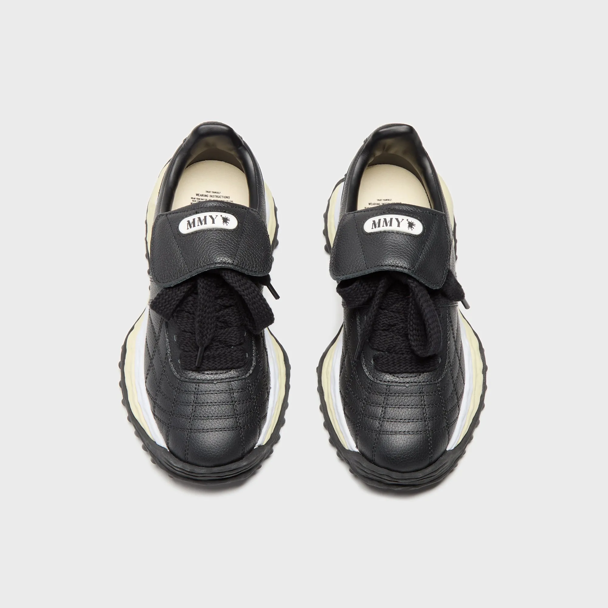 Redefine Classic Christmas Day Sale Mihara Yasuhiro Scott Original Sole Leather Low-Top Sneaker - Black