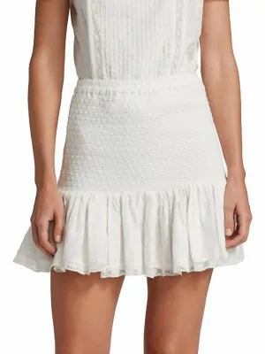 Jupe Milla en blanc véritable