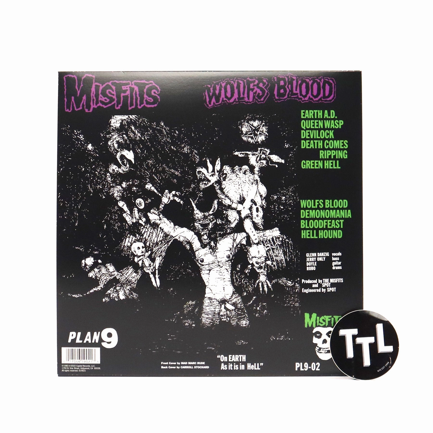 Misfits: Earth A.D. / Wolfs Blood (Colored Vinyl) Vinyl LP