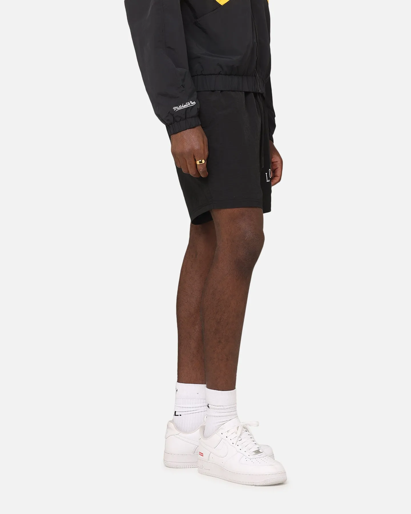Mitchell & Ness Los Angeles Lakers Shorts d'Attaque Tout Noir
