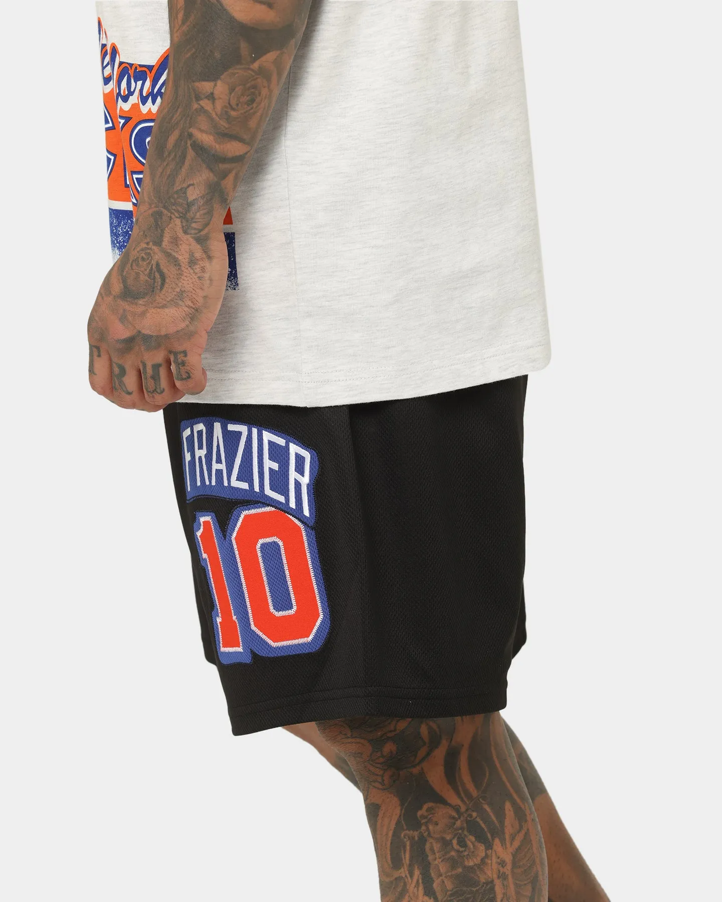 Mitchell & Ness Shorts Vintage des New York Knicks Noir Délavé