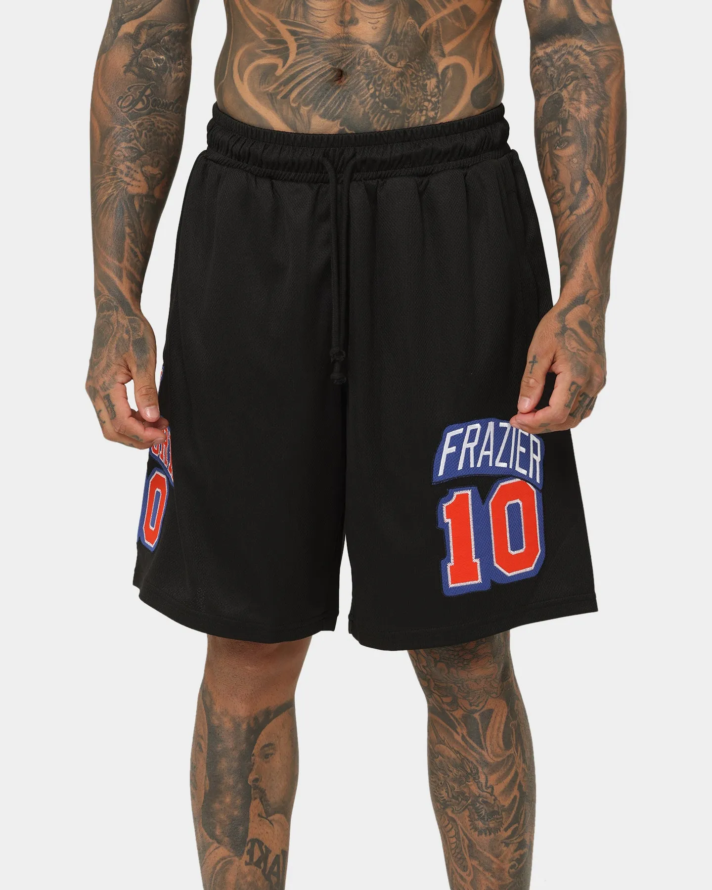 Mitchell & Ness Shorts Vintage des New York Knicks Noir Délavé